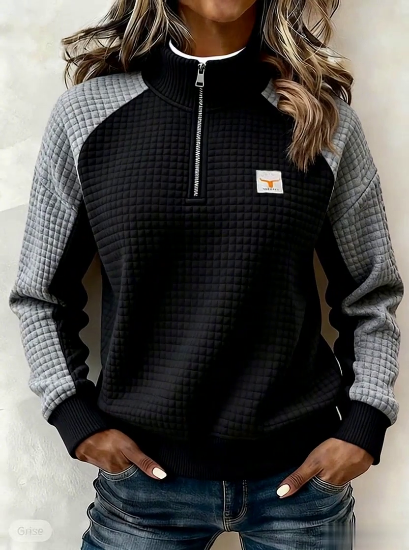 Women'S Casual Loose Solid Sweatshirt