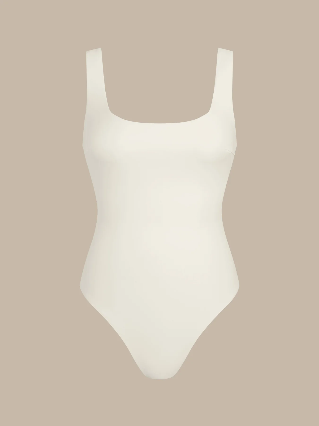ECONYL® White No Padding Petal-Back One-Piece Swimsuit