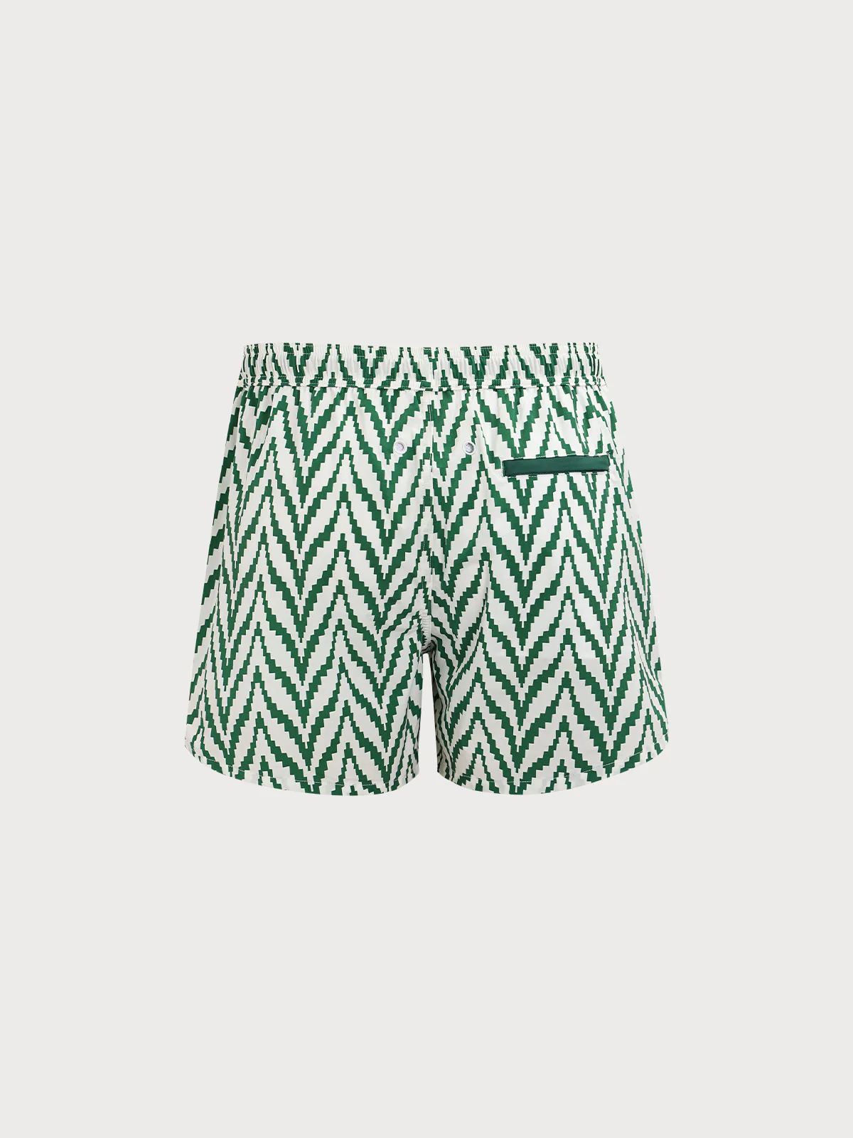 The Green Geometric Beach Men's 5