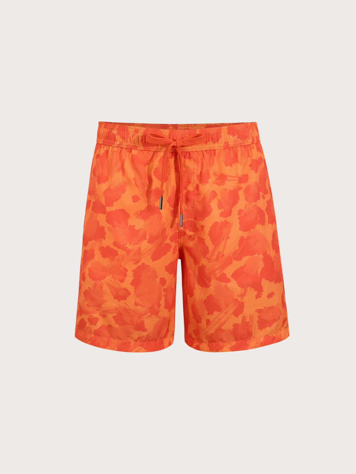 Orange Print Beach Men's 7