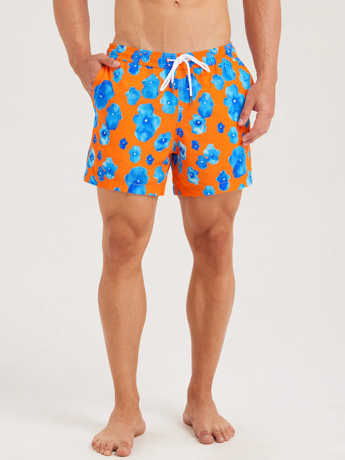 Hapnix® - Men's Orange Floral Print 5