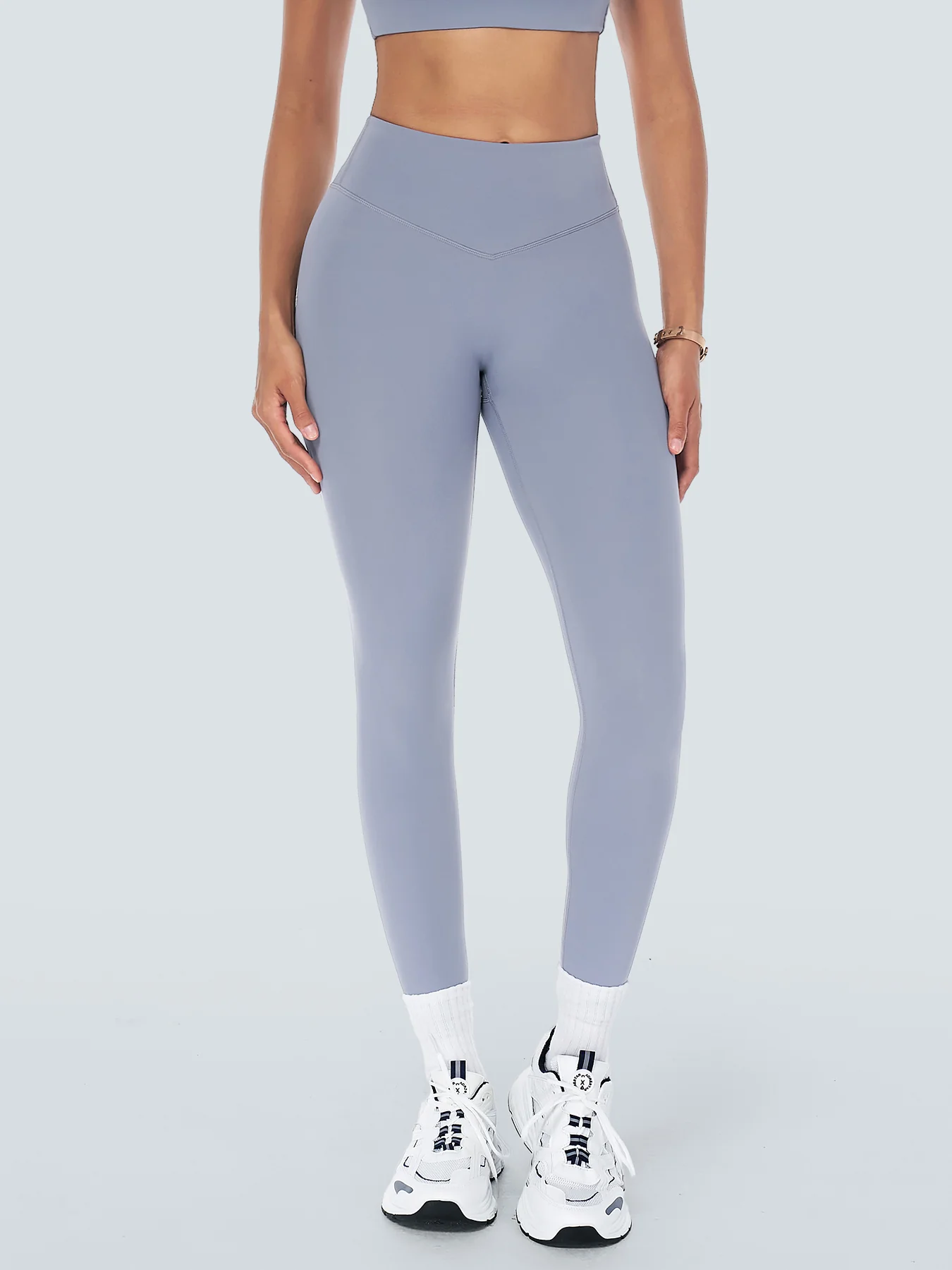 Light Blue High-Waist Leggings 25