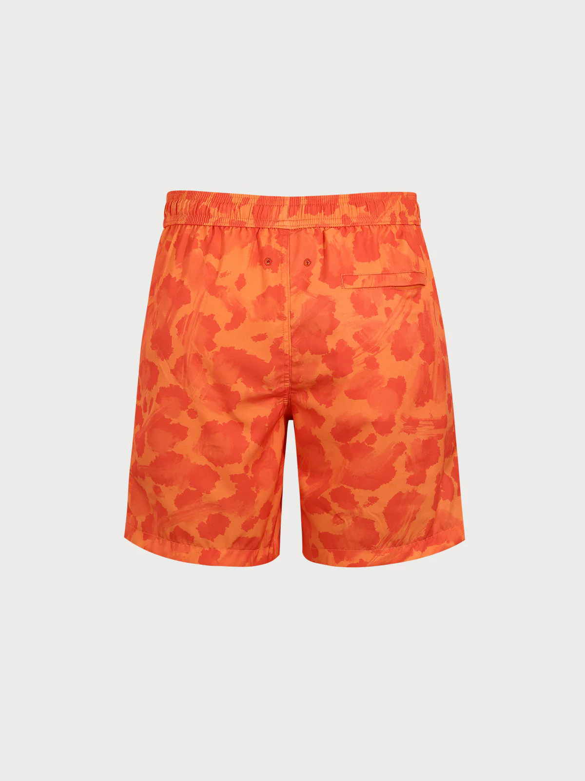 Orange Print Beach Men's 7