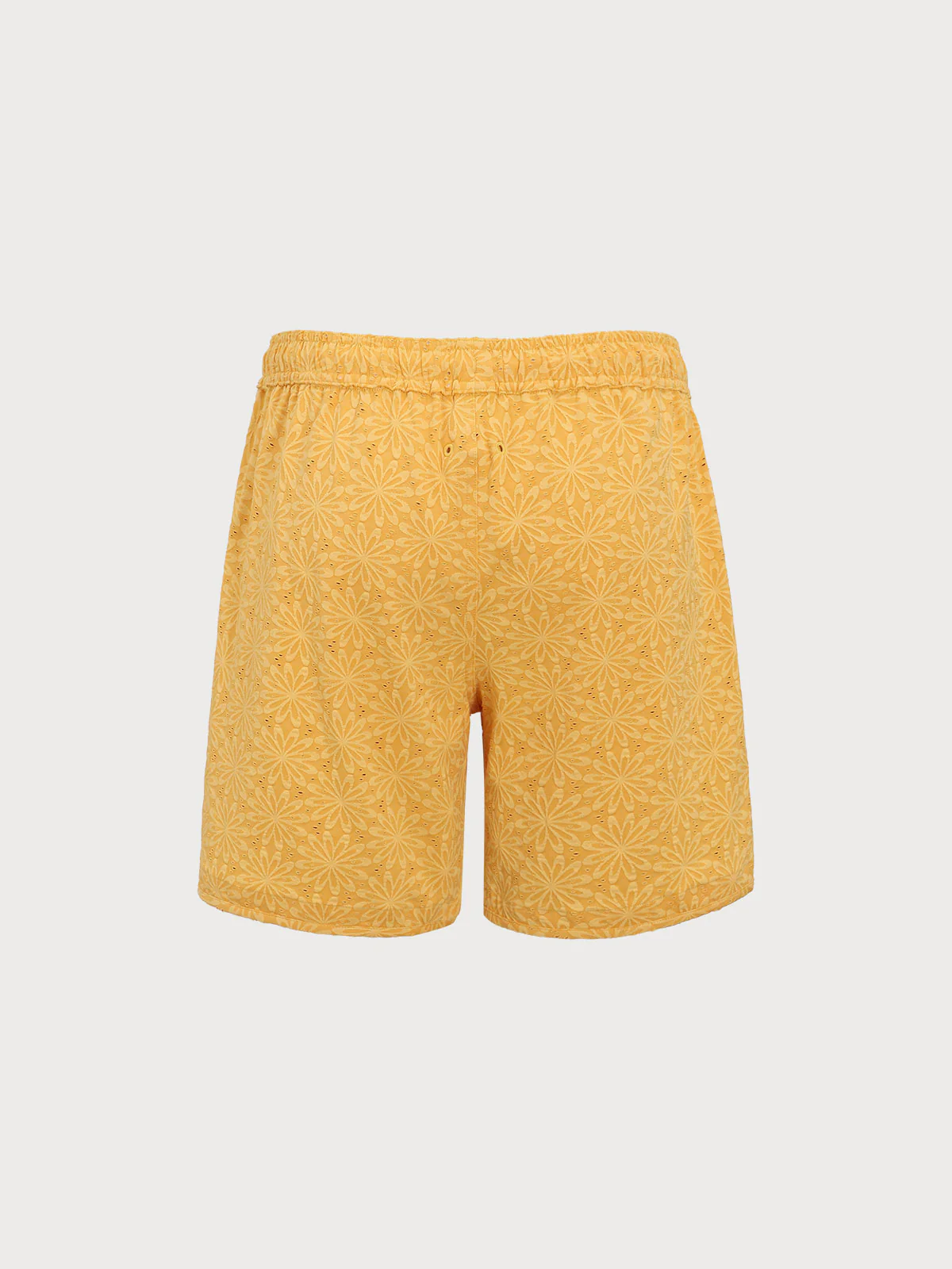Yellow Jacquard Beach Men's 7