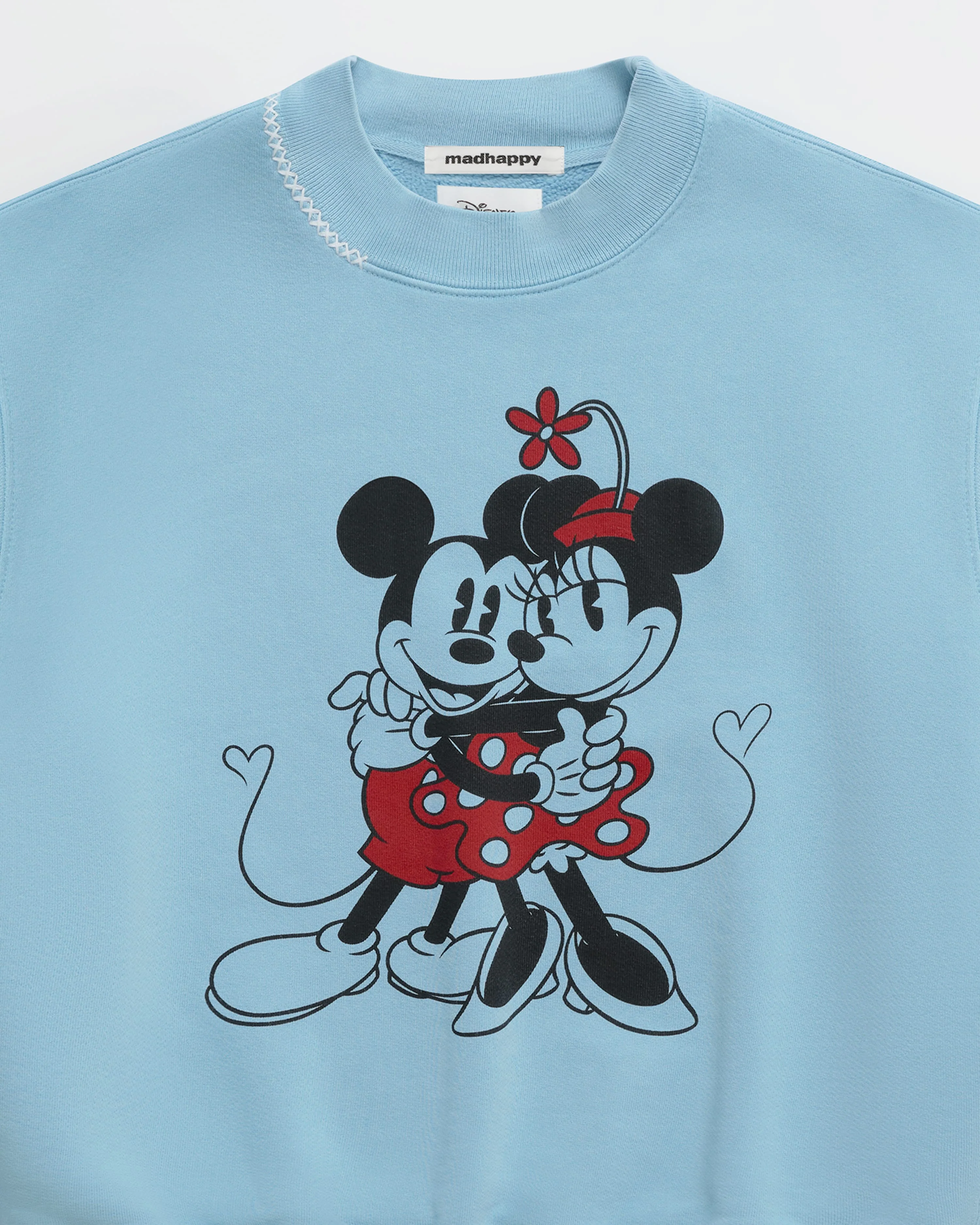 Mickey Mouse and Minnie Mouse Fleece Mockneck
