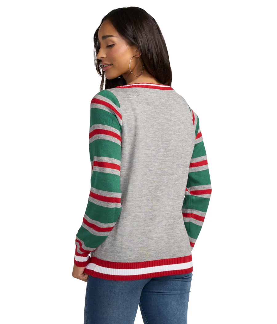 Women's Not Slim, Kinda Shady Ugly Christmas Sweater