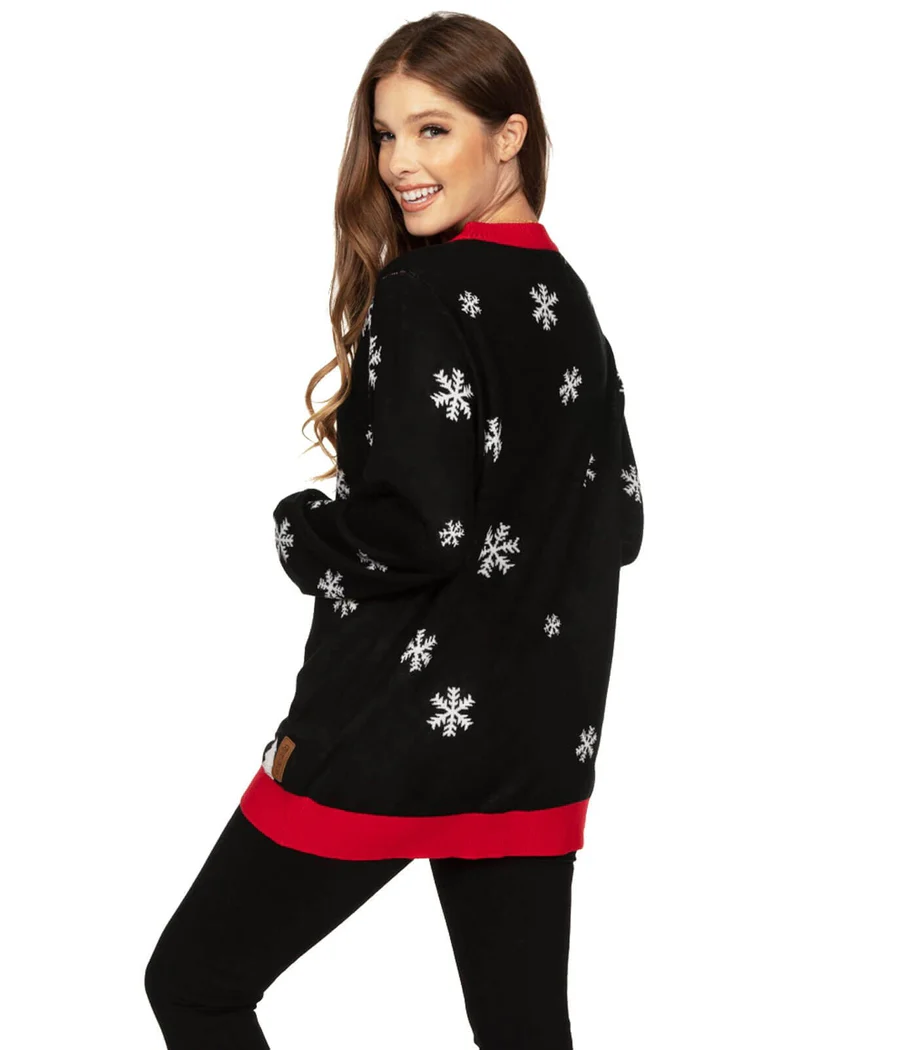 Women's Leaky Roof Light Up Oversized Christmas Sweater