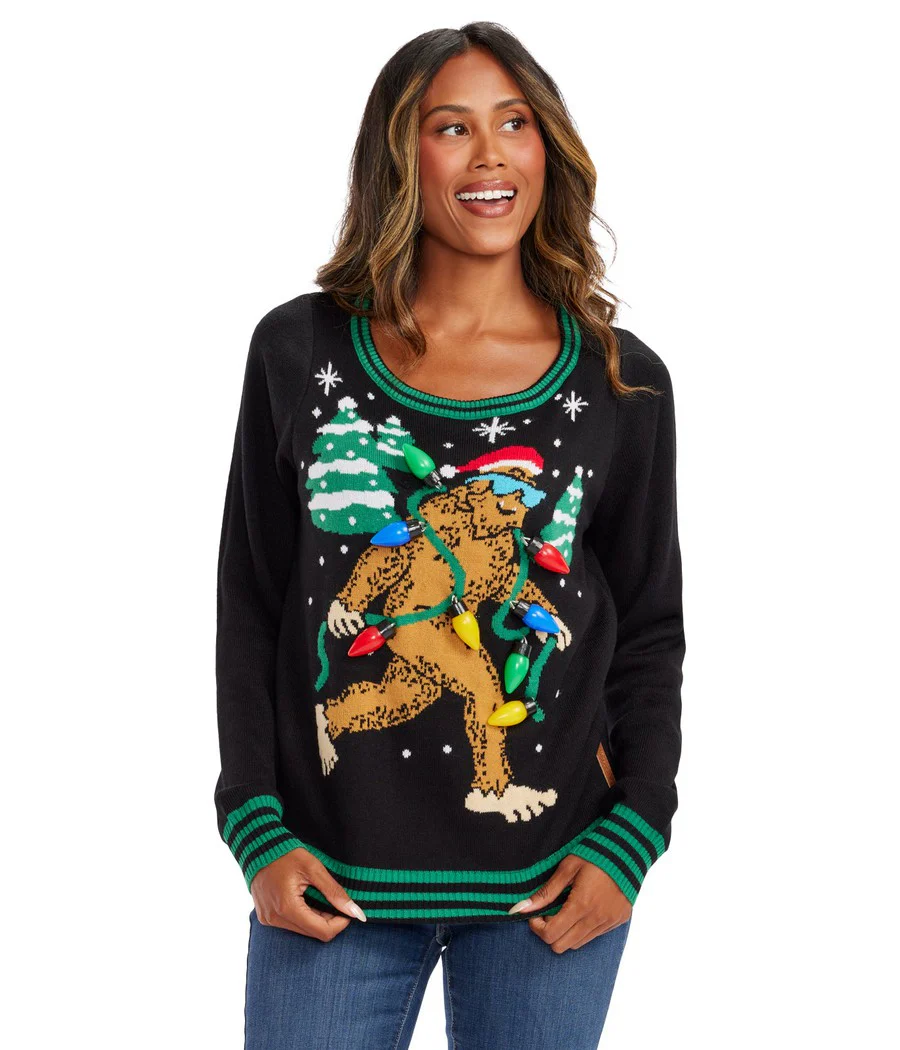 Women's Lit Legend Light Up Ugly Christmas Sweater