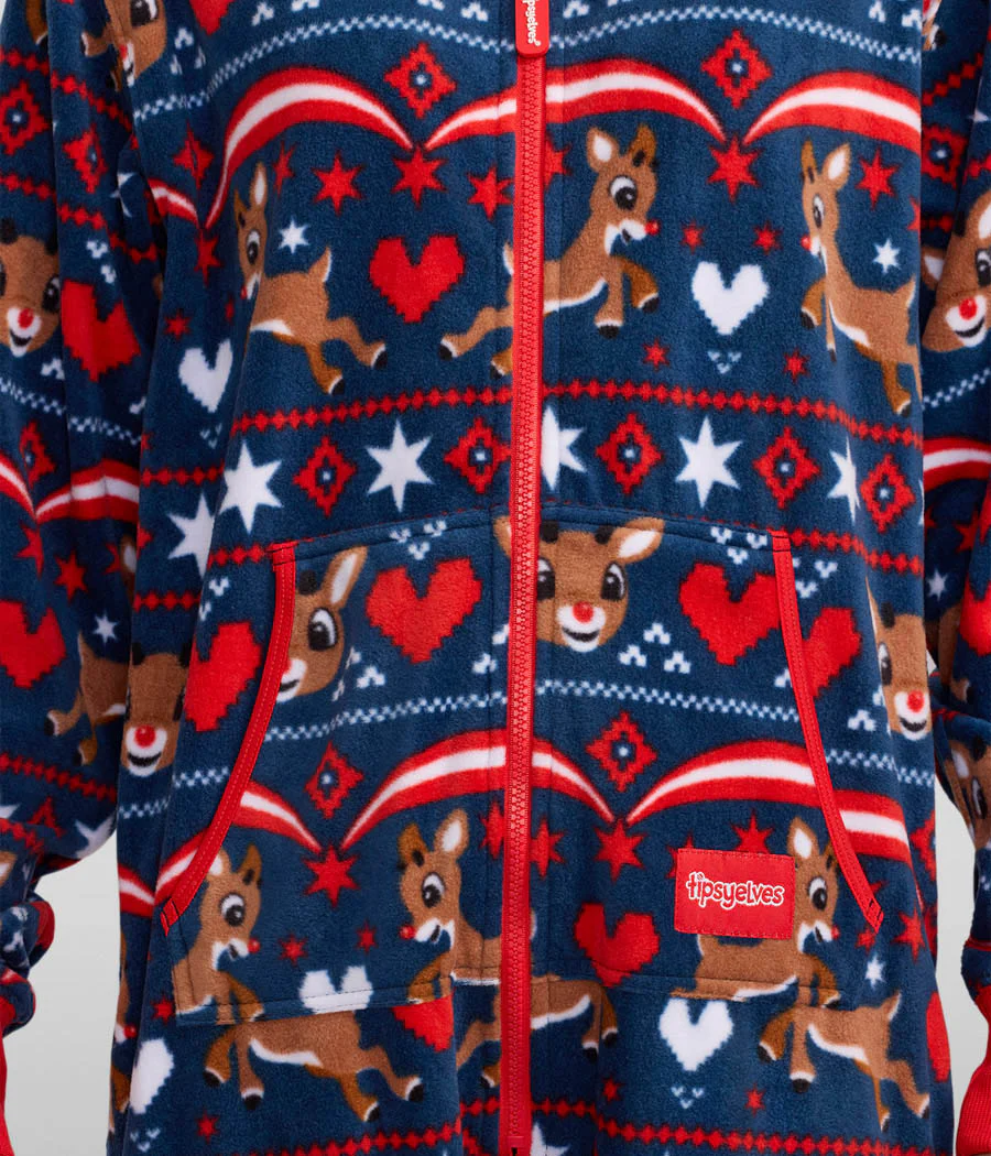 Women's Soaring Rudolph Christmas Jumpsuit