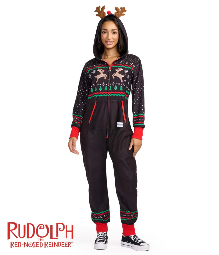 Women's Fair Isle Rudolph Jumpsuit
