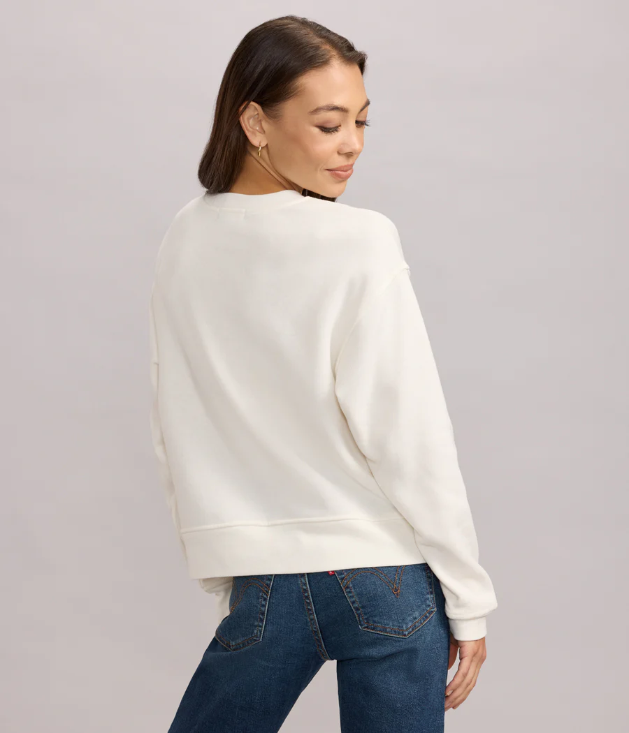 Women's Oh What Fun Patch Letter Sweatshirt