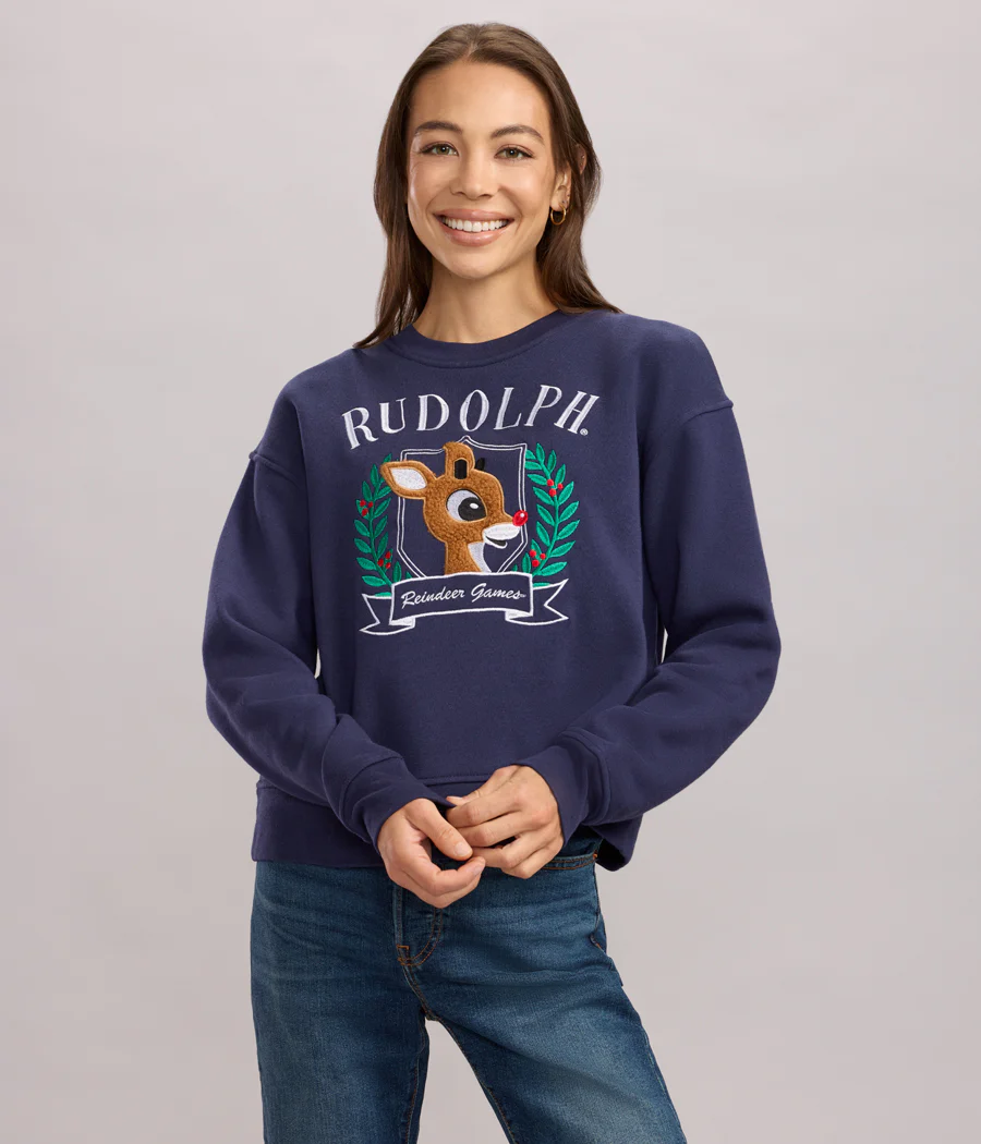 Women's Rudolph Wreath Sweatshirt