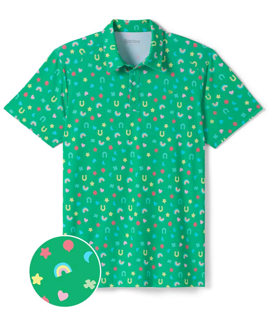 Men's Lucky Charmer Golf Polo