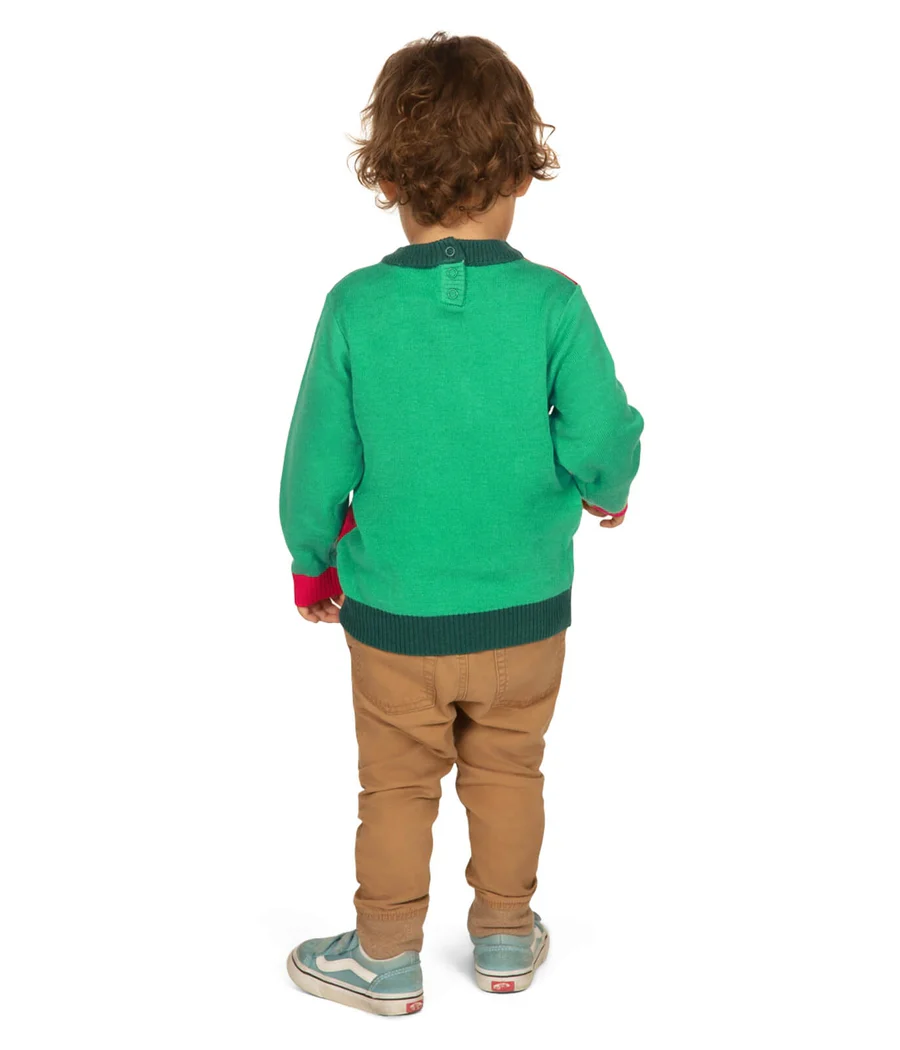 Toddler Boy's Little Present Ugly Christmas Sweater