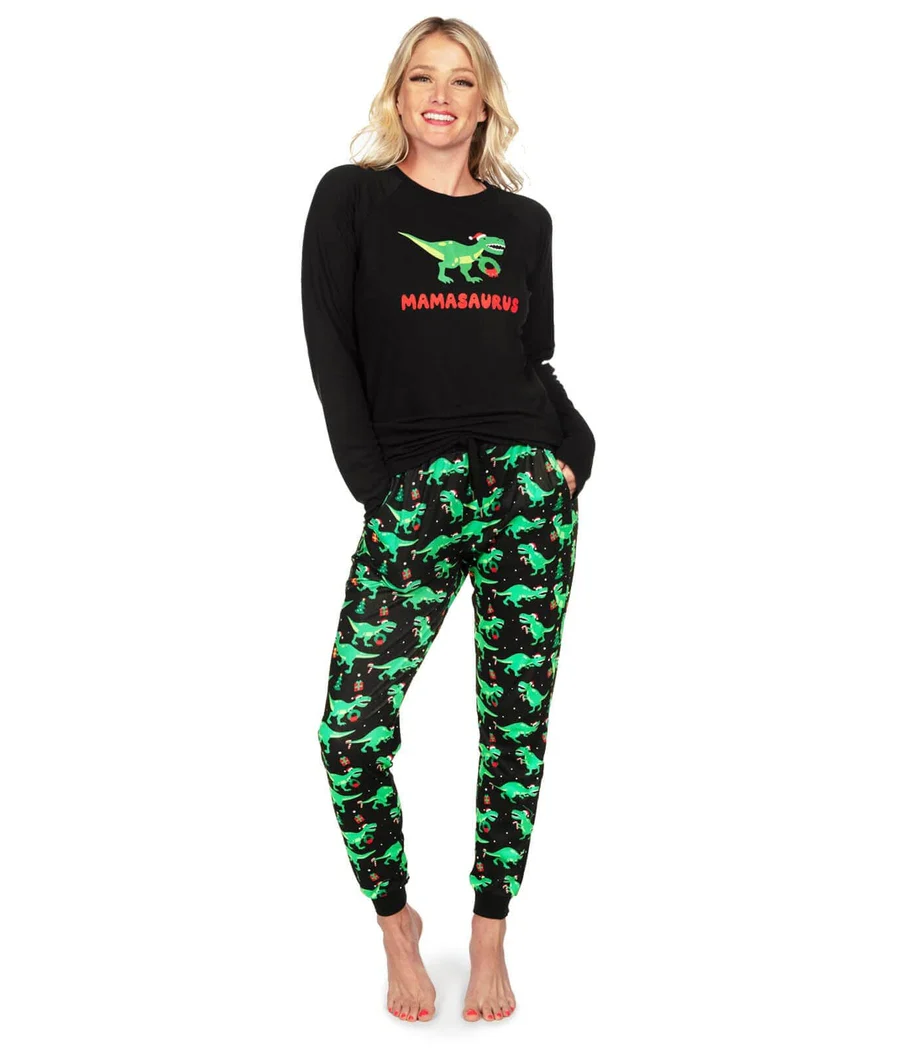 Women's Mamasarus Crew Neck Pajama Set