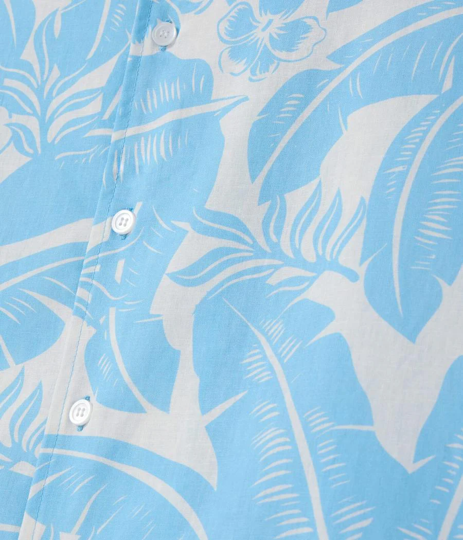 Men's Frond of Paradise Linen Cabana Shirt