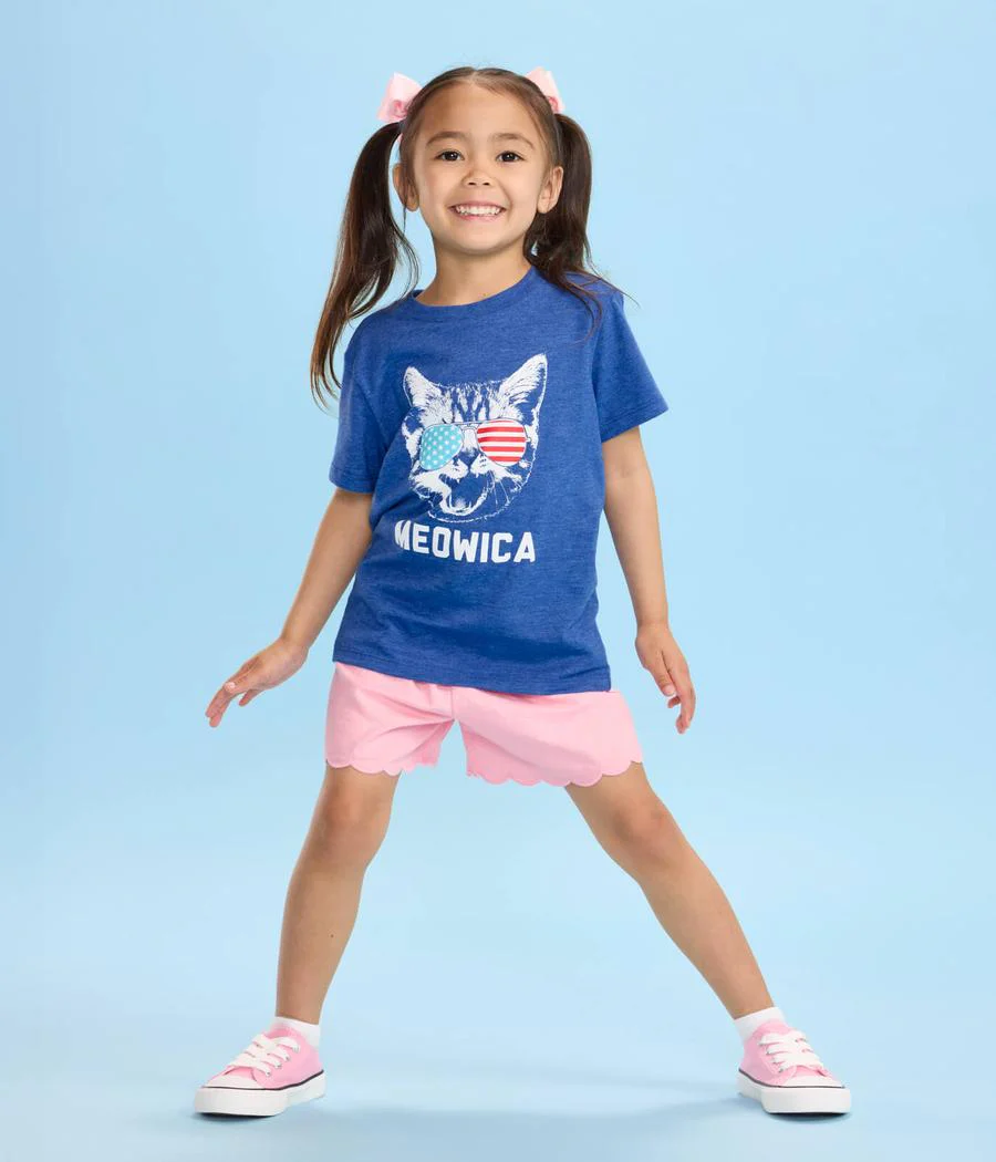 Toddler Girl's Meowica Tee