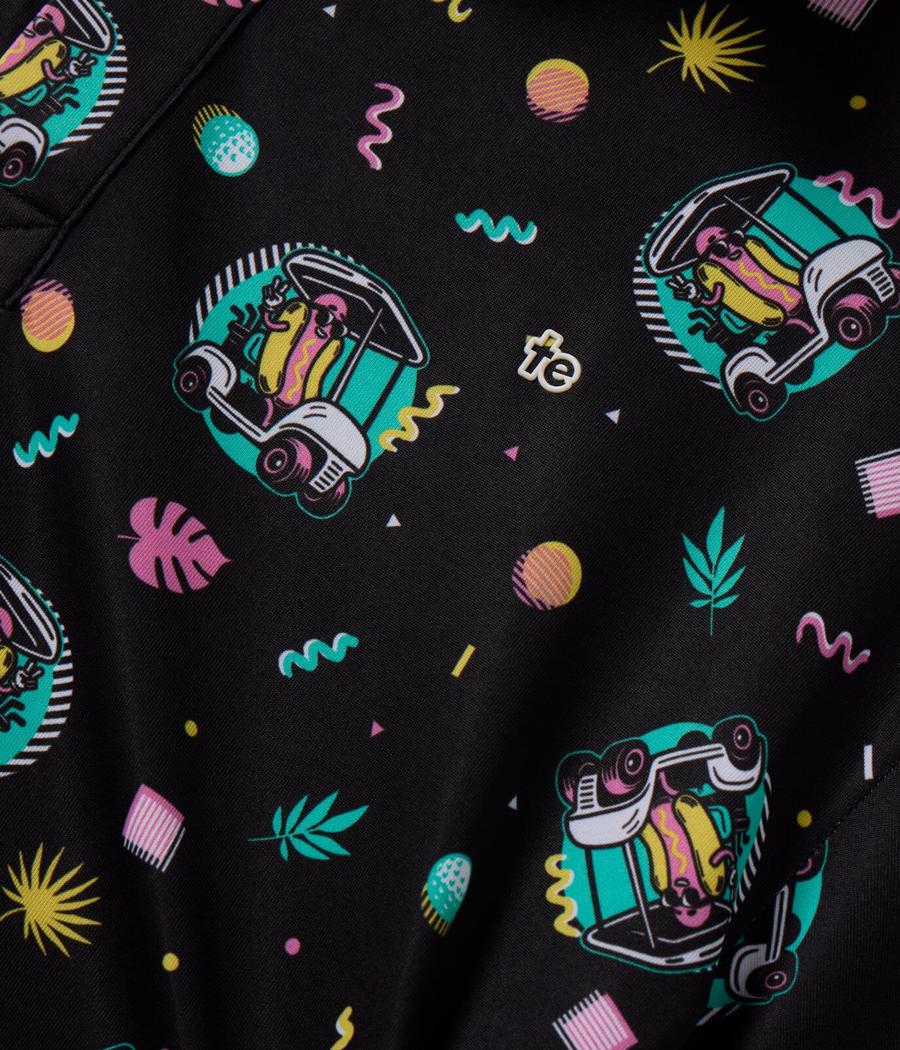 Men's Cart Dog Golf Polo