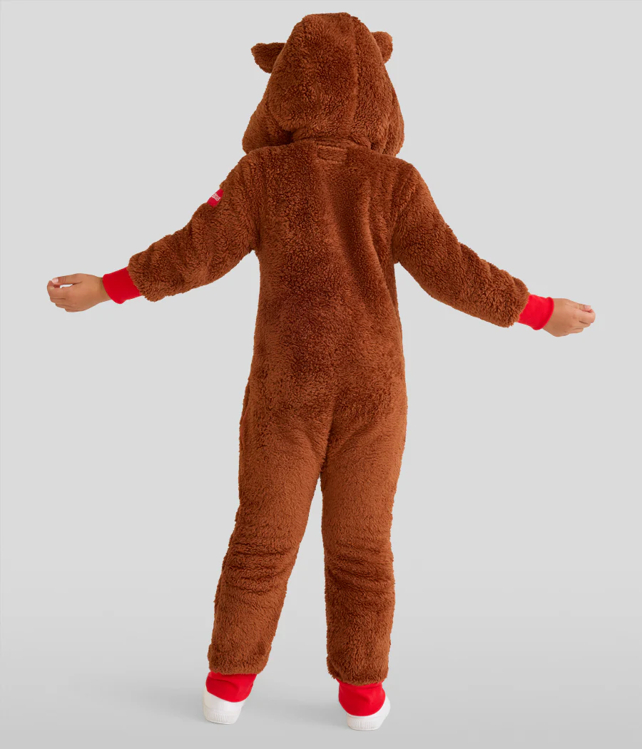 Girl's Rudolph Sherpa Jumpsuit