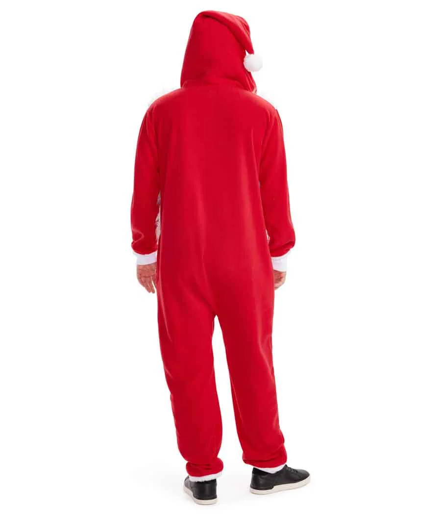 Men's Santa's Close Up Jumpsuit