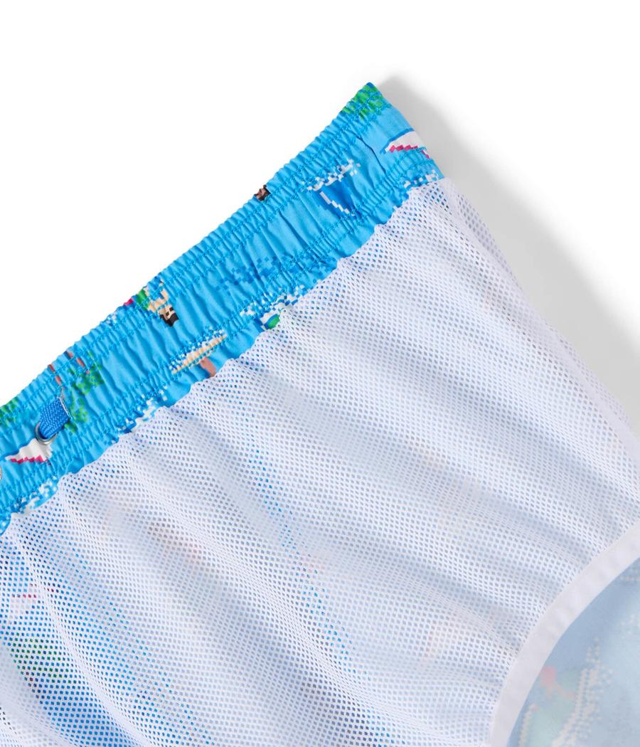 Aquaholic Stretch Swim Trunks - 6