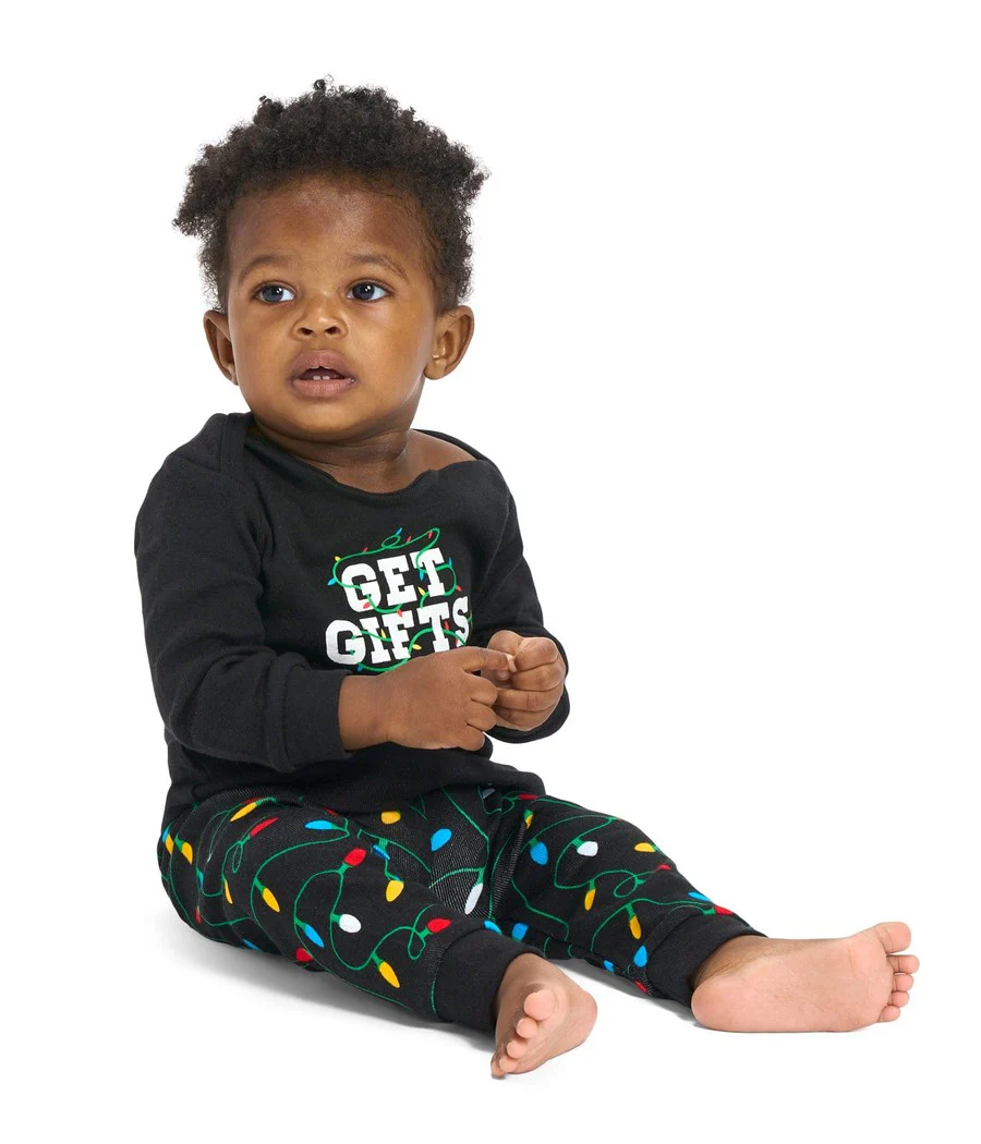 Baby Boy's Get Gifts Crew Neck Pajama Set