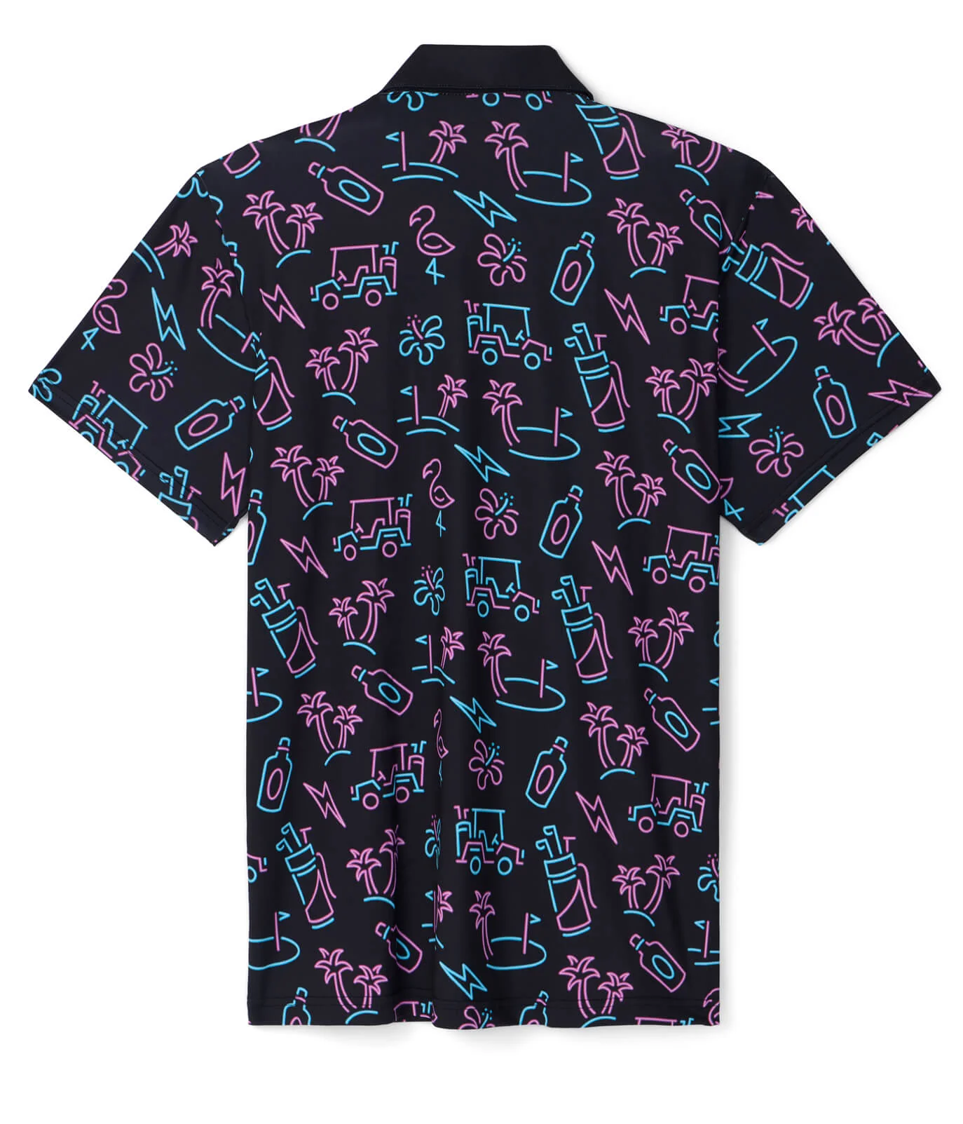 Men's Glowing Game Golf Polo