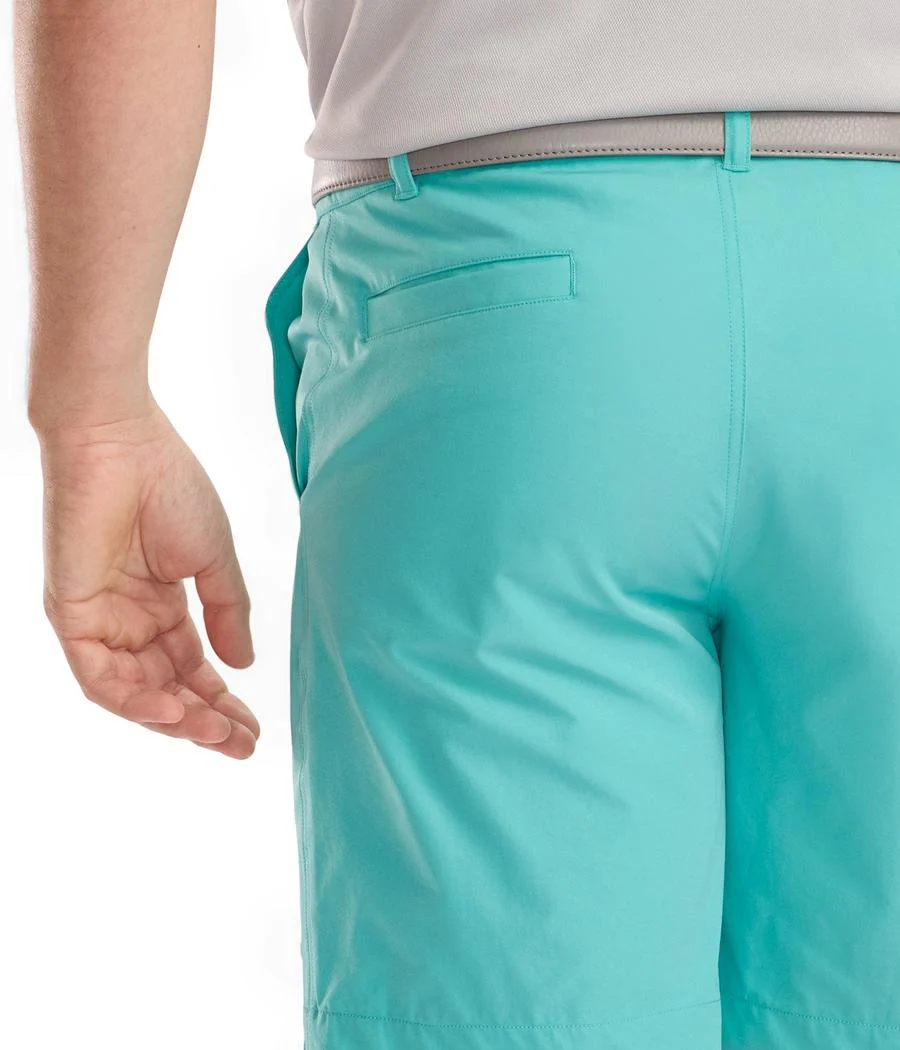 Men's Teal Golf Shorts