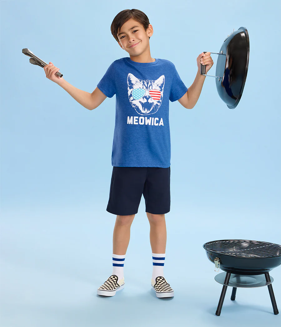Boy's Meowica Tee