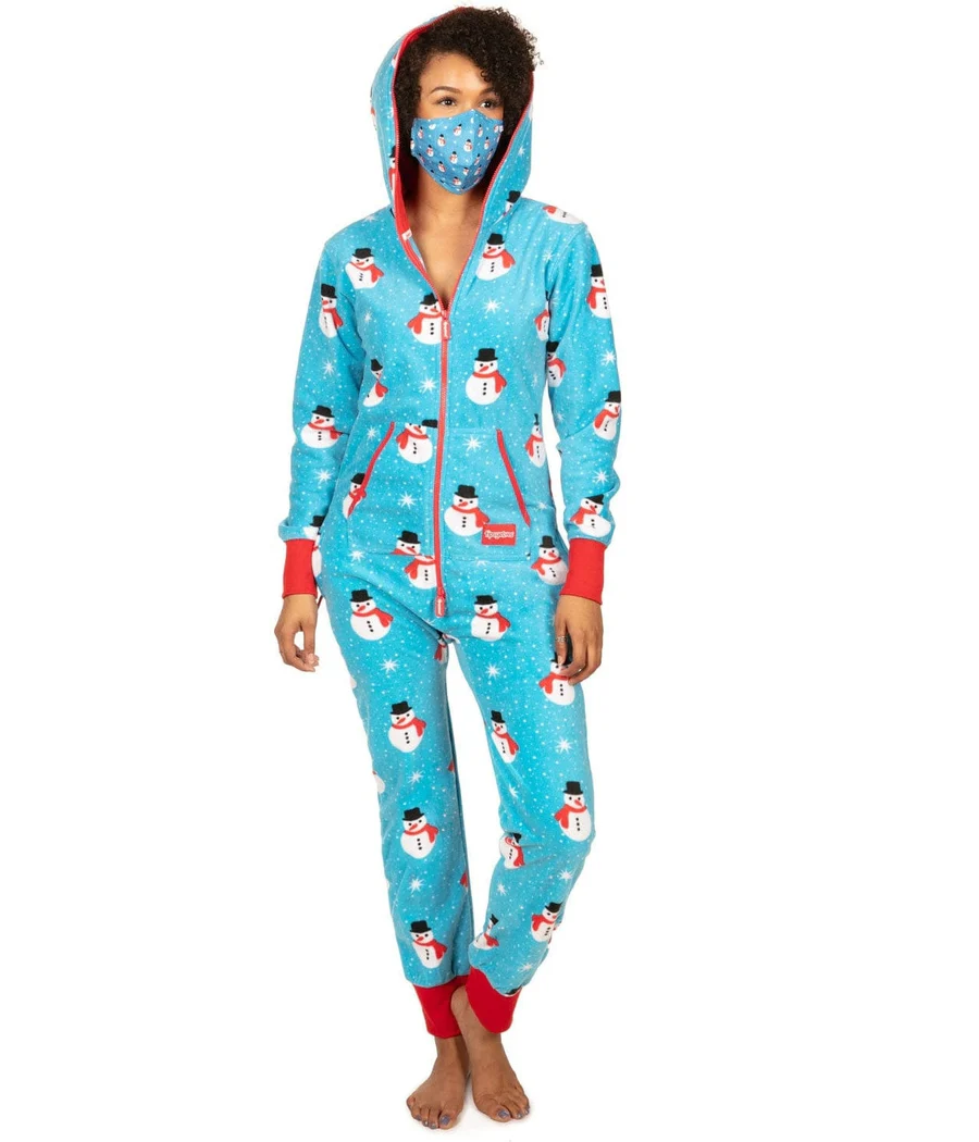 Snowman is an Island Face Mask