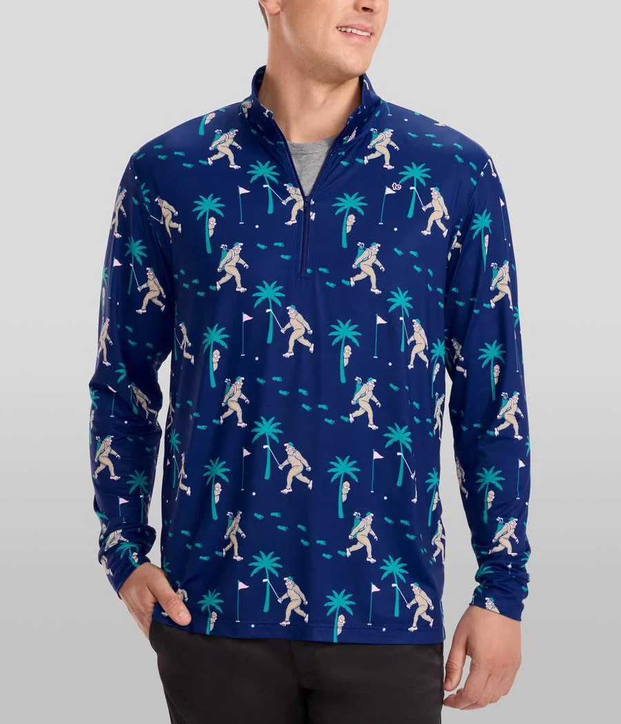 Men's Bigfoot Bogey Golf Quarter Zip Pullover