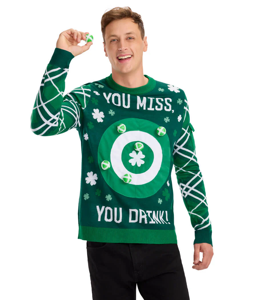 Men's St. Paddy's Drinking Game Sweater