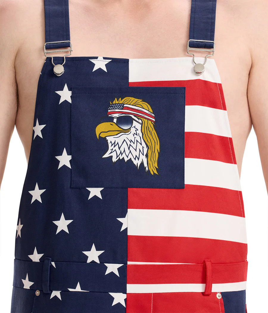 Men's Epic Eagle Patriotic Overalls