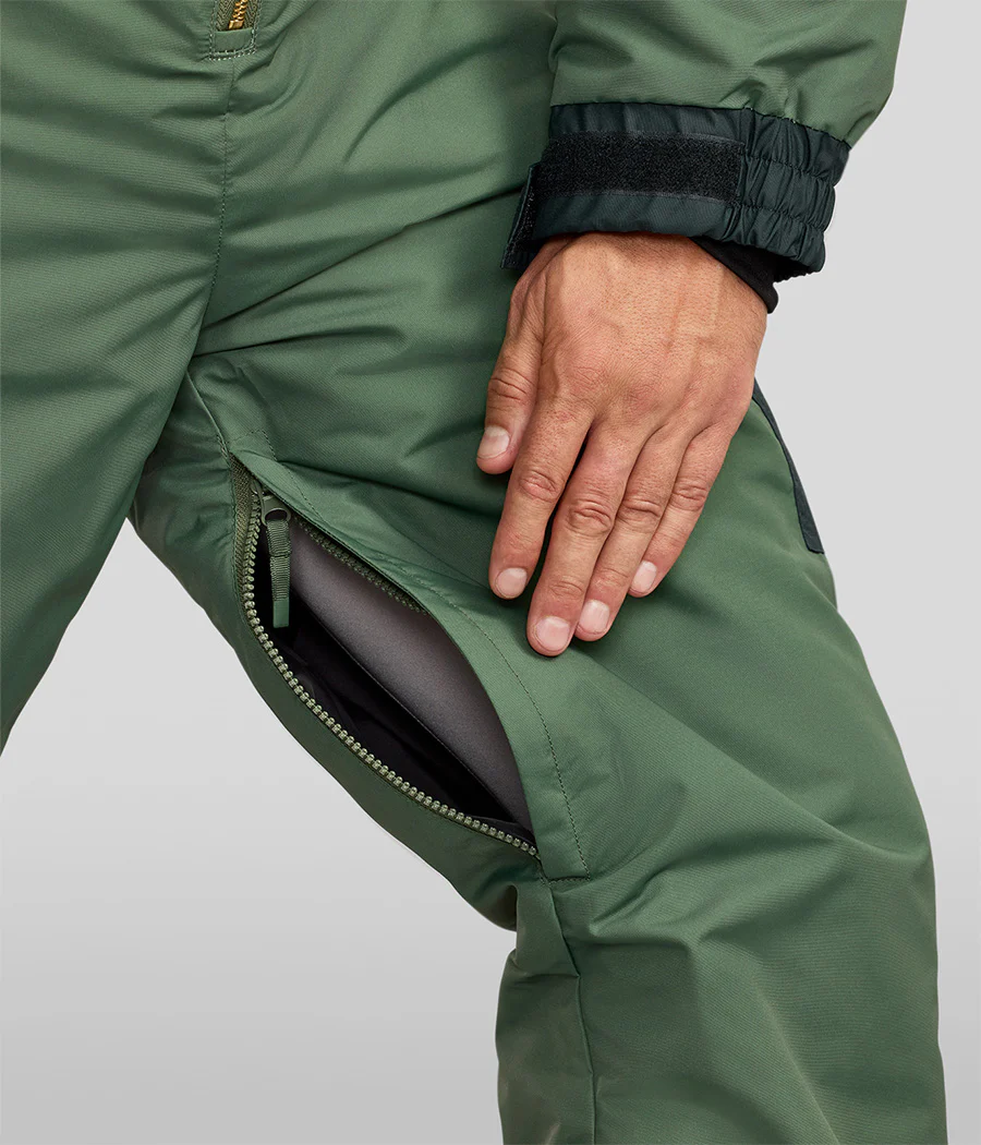 Men's Fighter Pilot Snow Suit and Helmet Cover