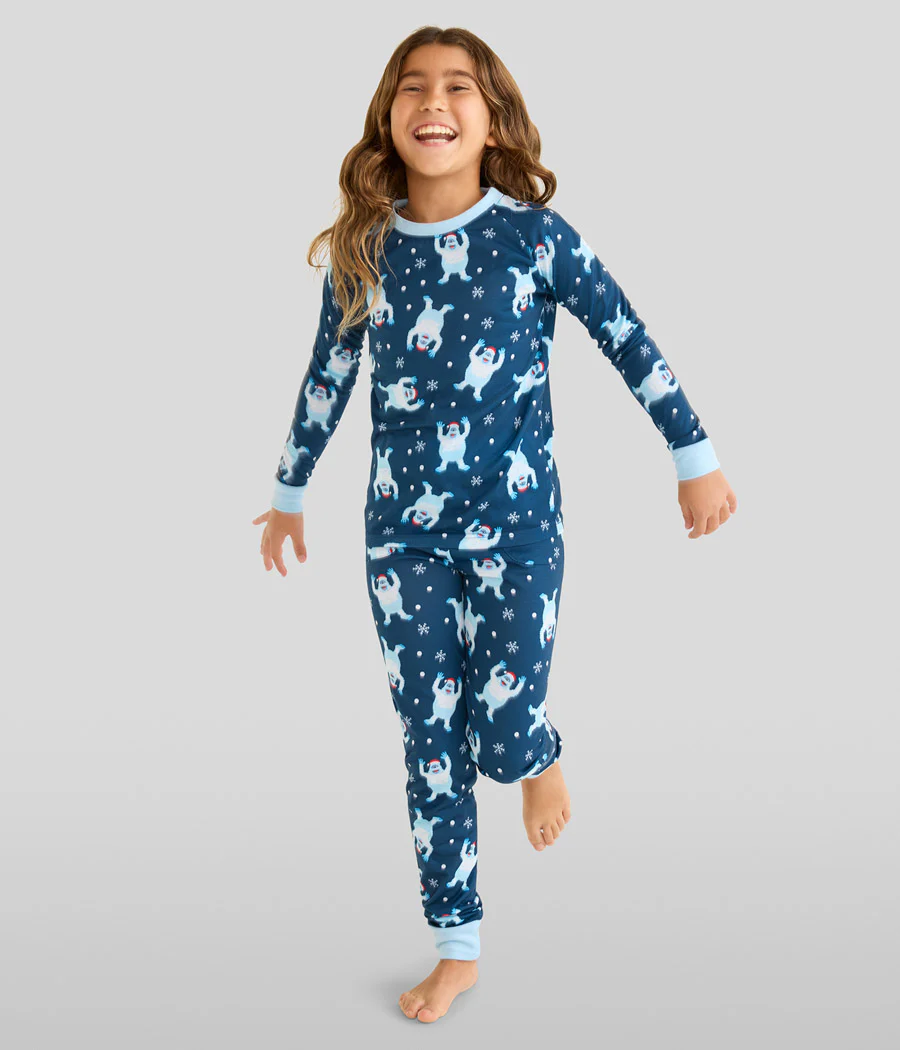 Girl's Bumble Crew Neck Pajama Set