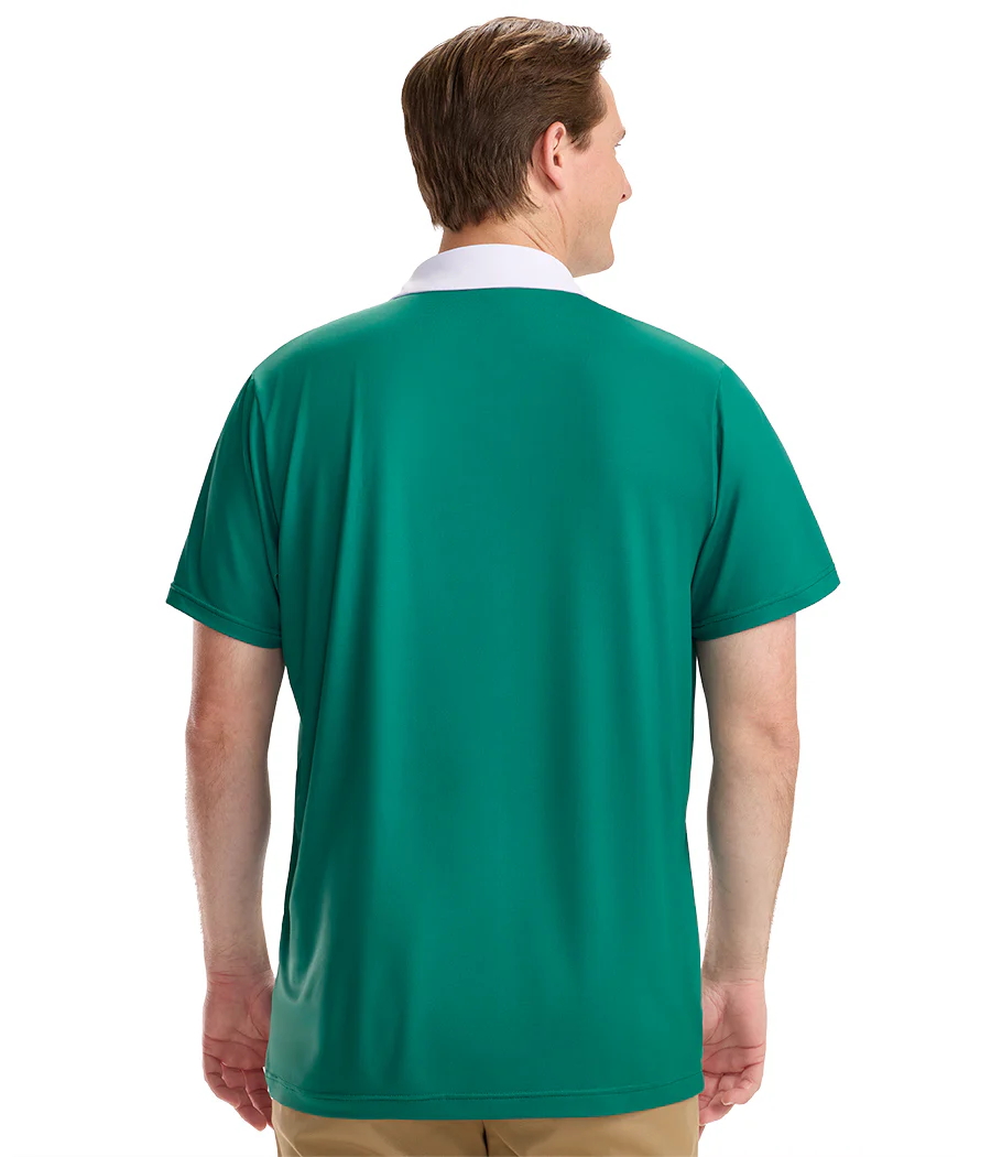 Men's Green Blazer Golf Polo