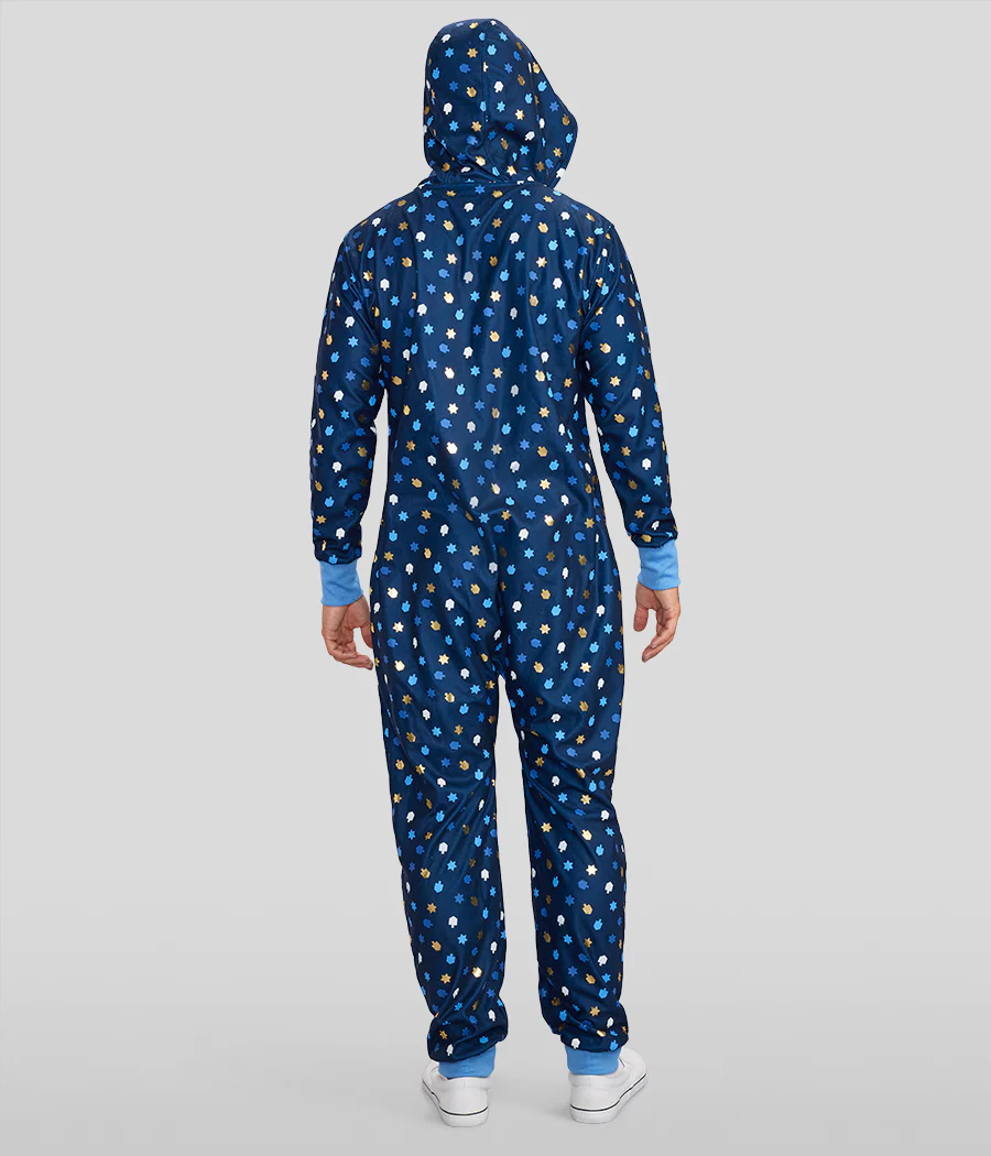 Men's Dreidel Decor Jumpsuit
