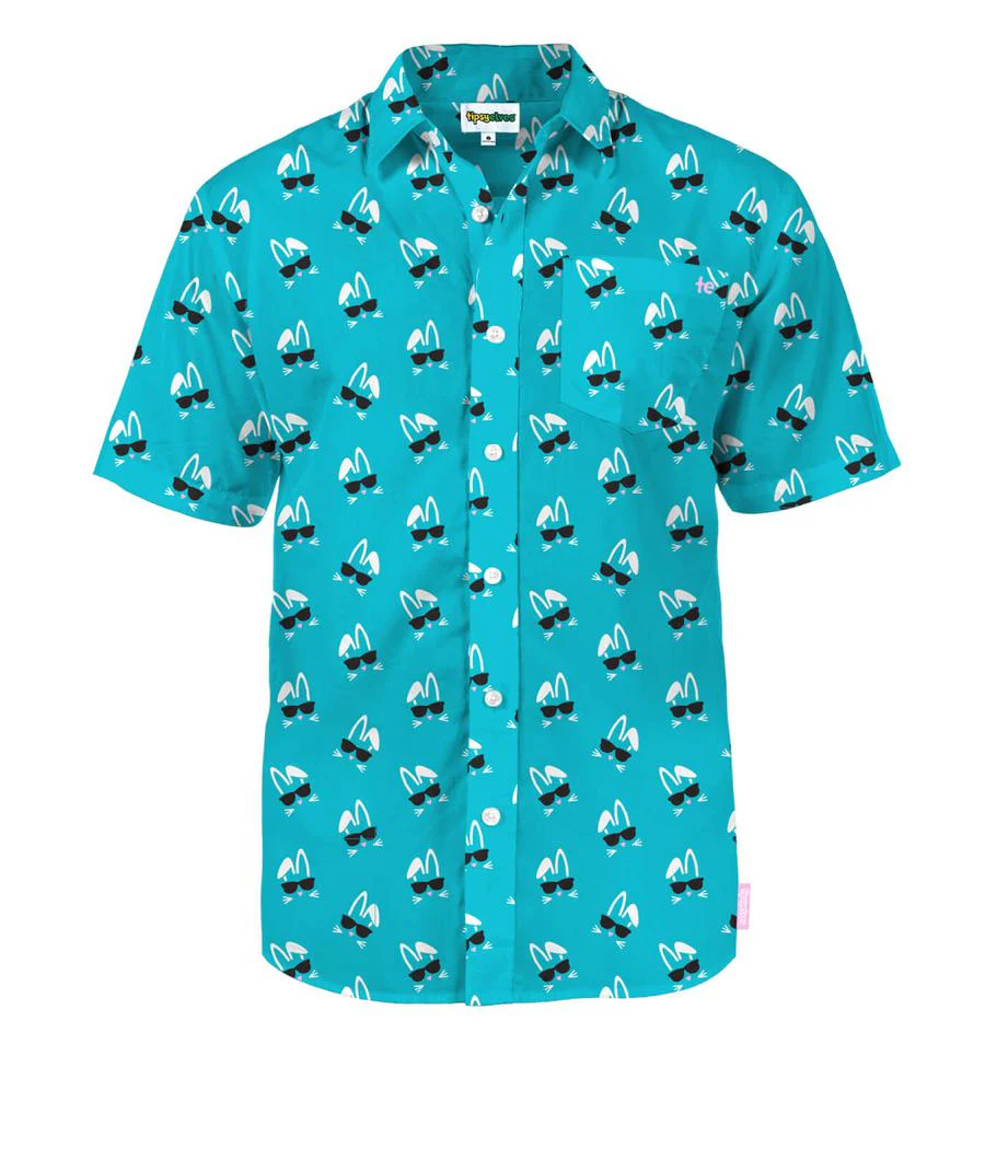 Men's Sunny Bunny Button Down Shirt