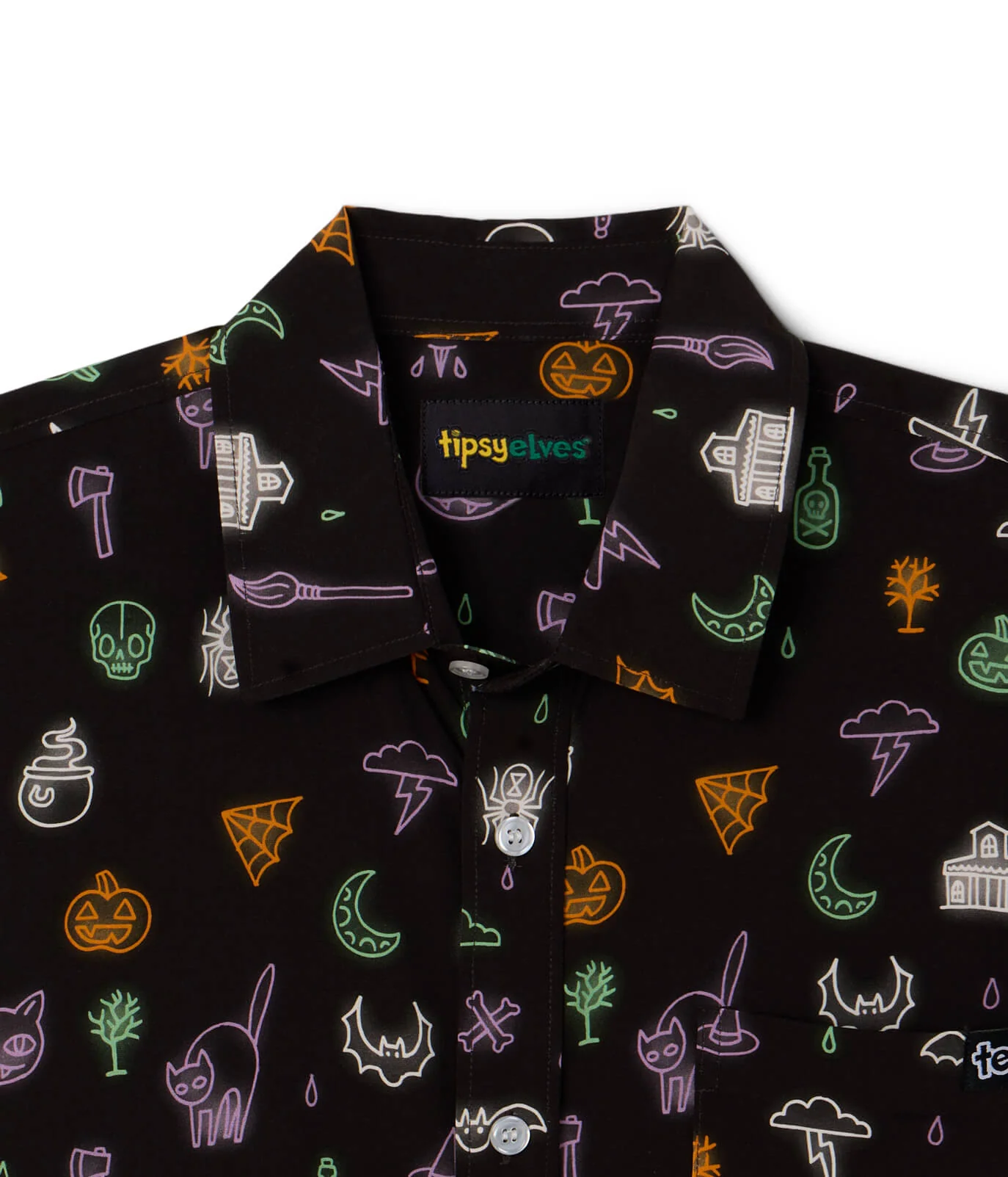 Men's Black Magic Button Down Shirt