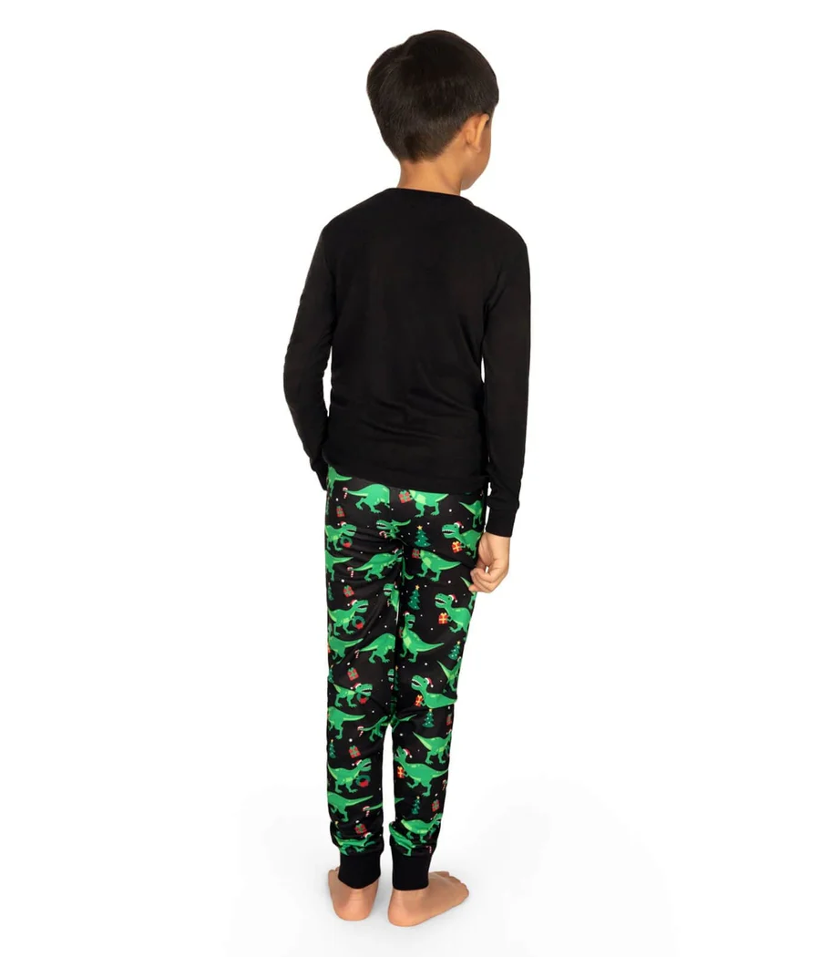 Boy's Rawr Dinosaur Crew Neck Pajama Set