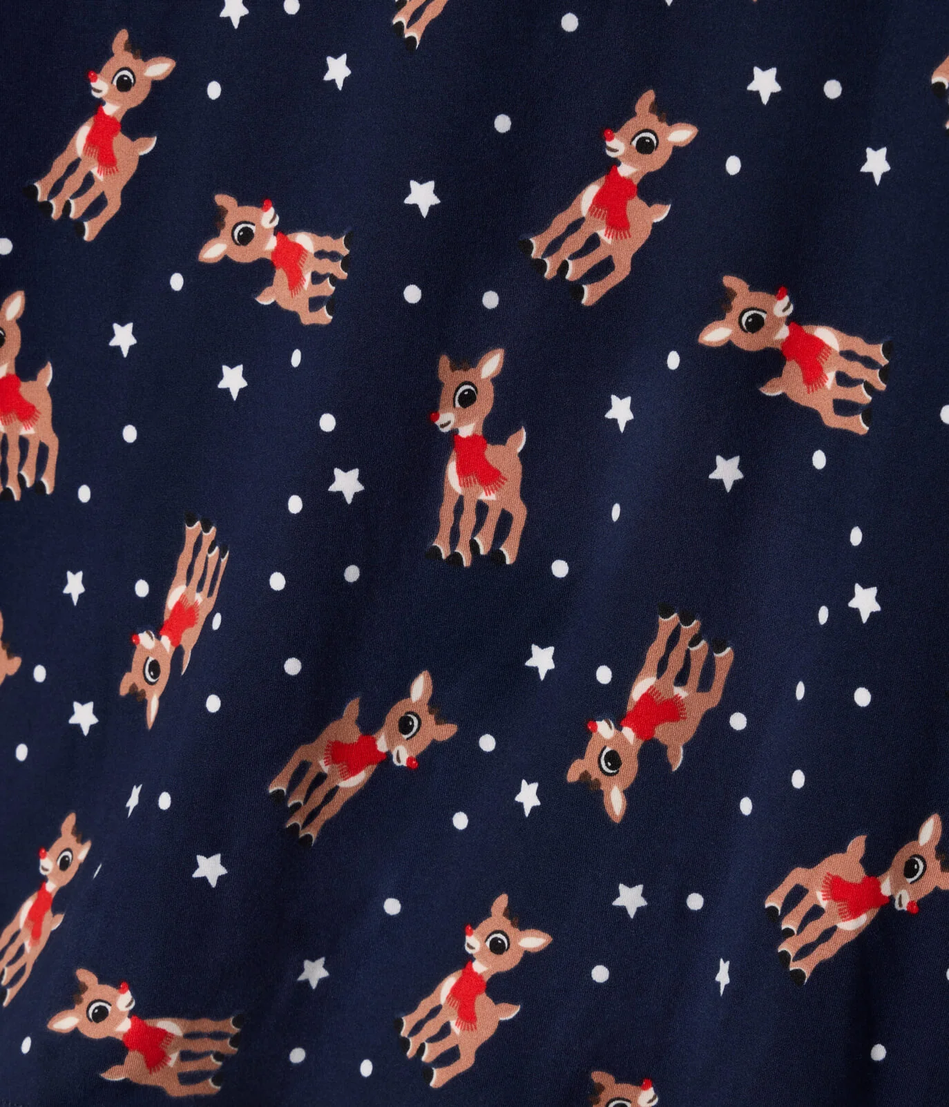Boy's Rudolph Lapel Pajama Set