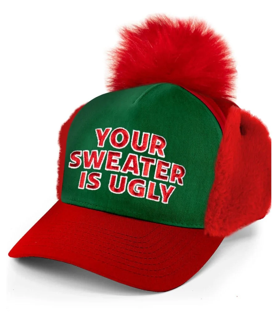 Ugly Christmas Sweater Hat