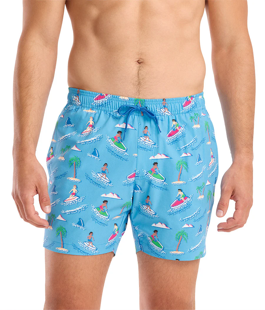 Aquaholic Stretch Swim Trunks - 6