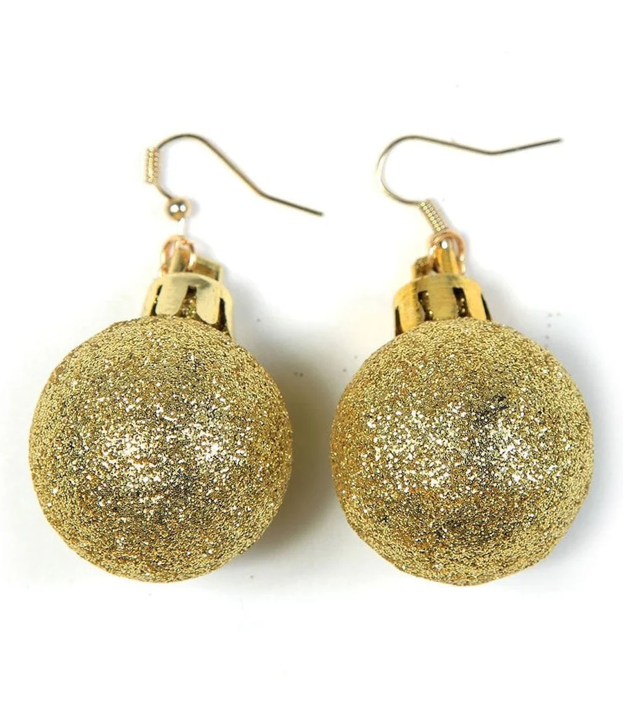 Glitter Ornament Earrings