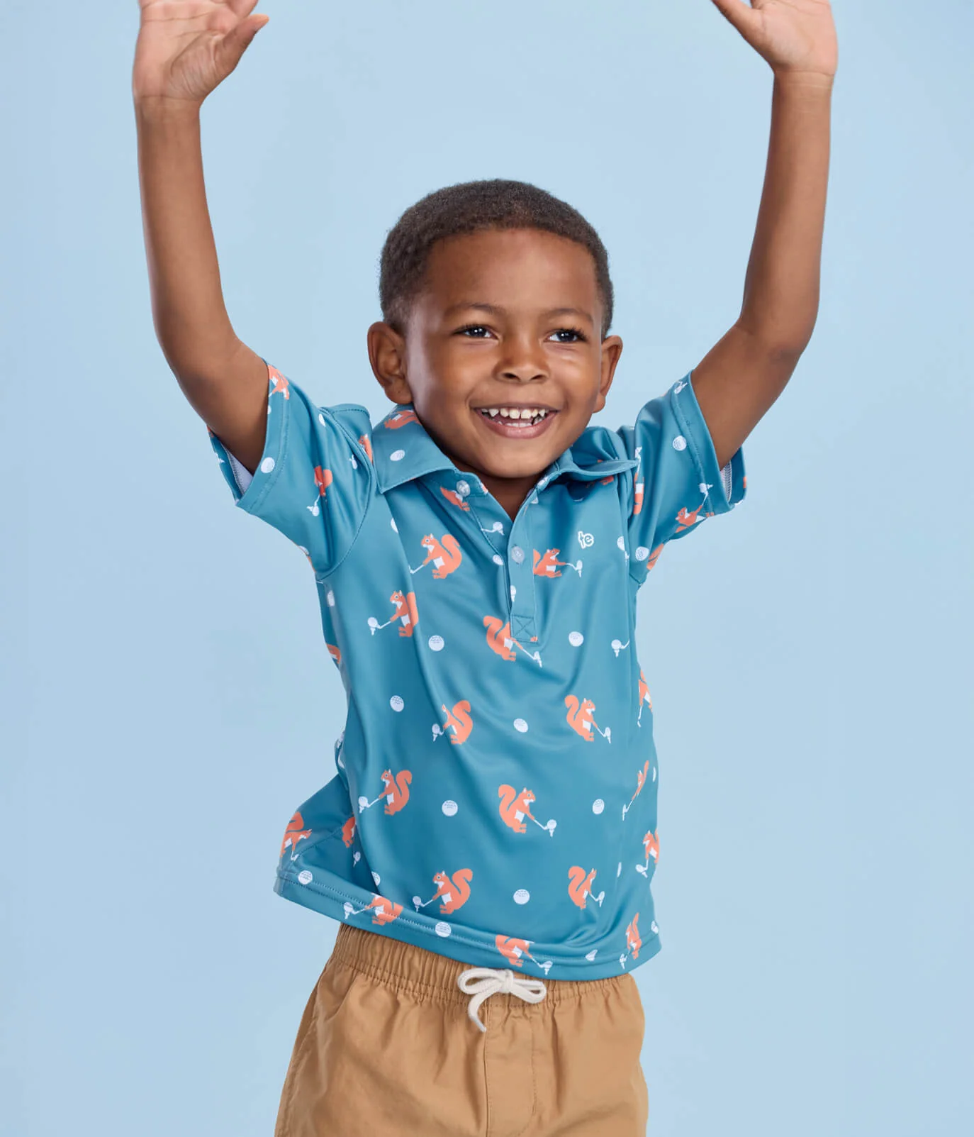 Toddler Boy's Squirrel! Golf Polo