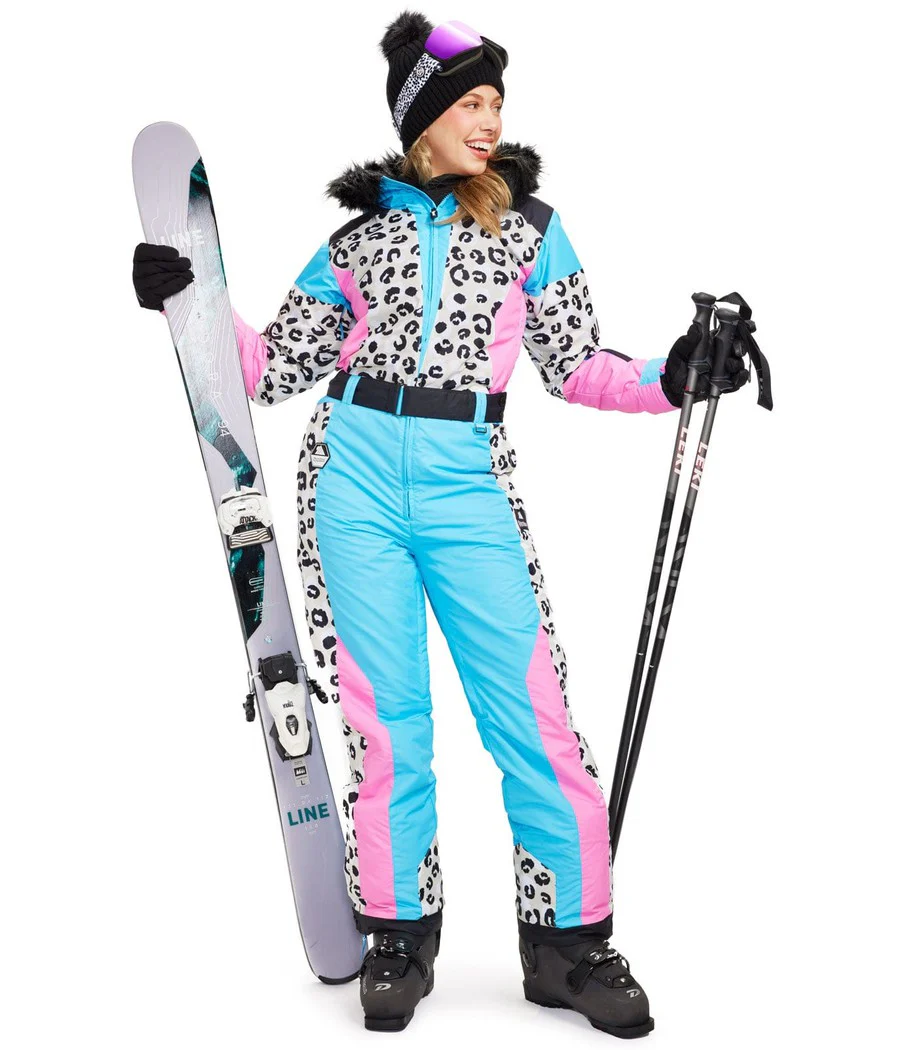 Women's Snow Leopard Ski Suit