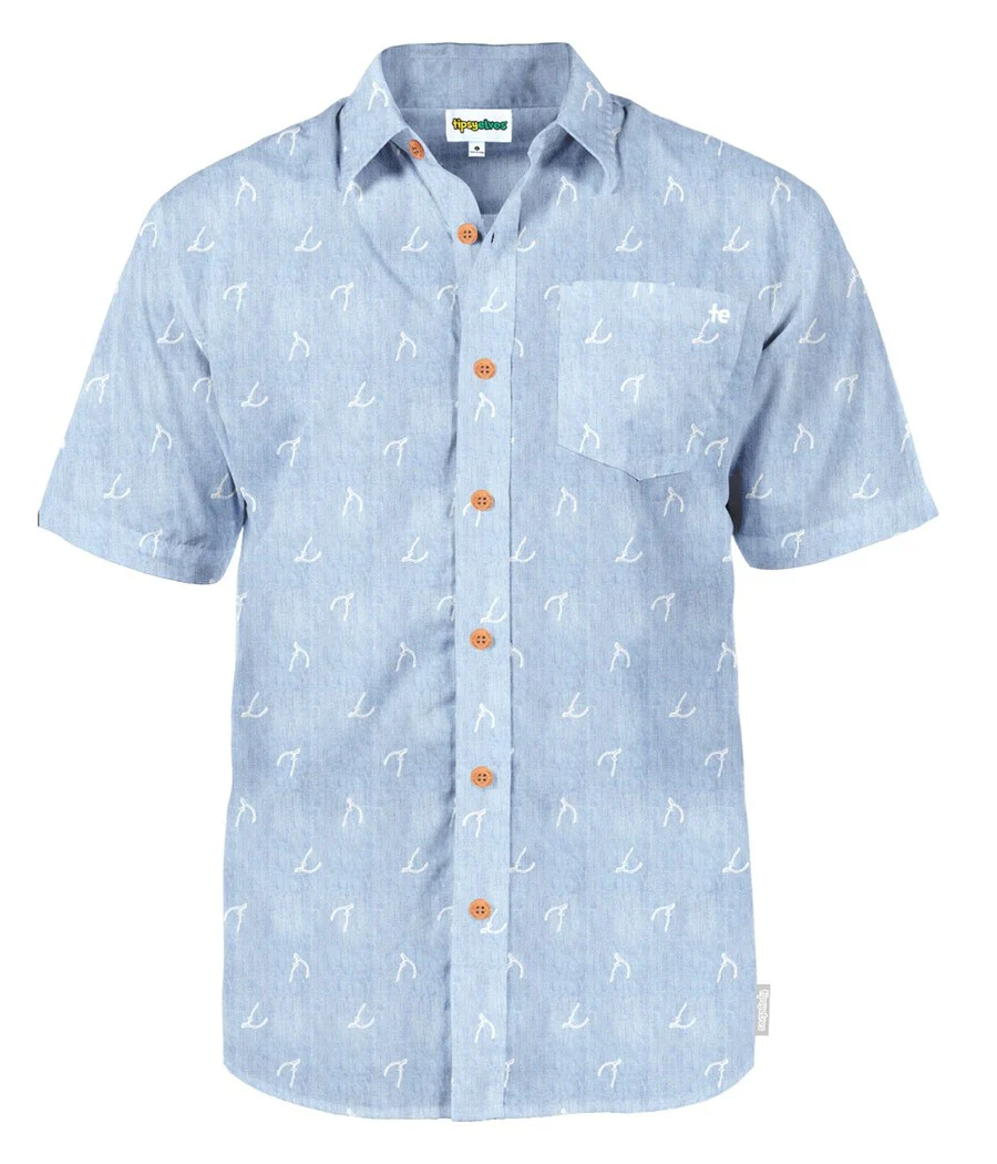 Men's Wishbone Thinking Button Down Shirt