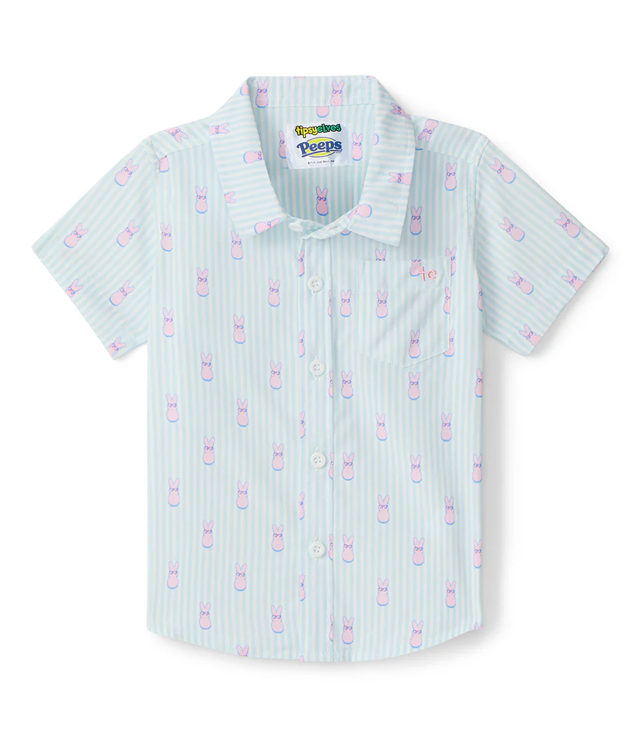 Toddler Boy's PEEPS® Shady Lil' Sugar Button Down Shirt