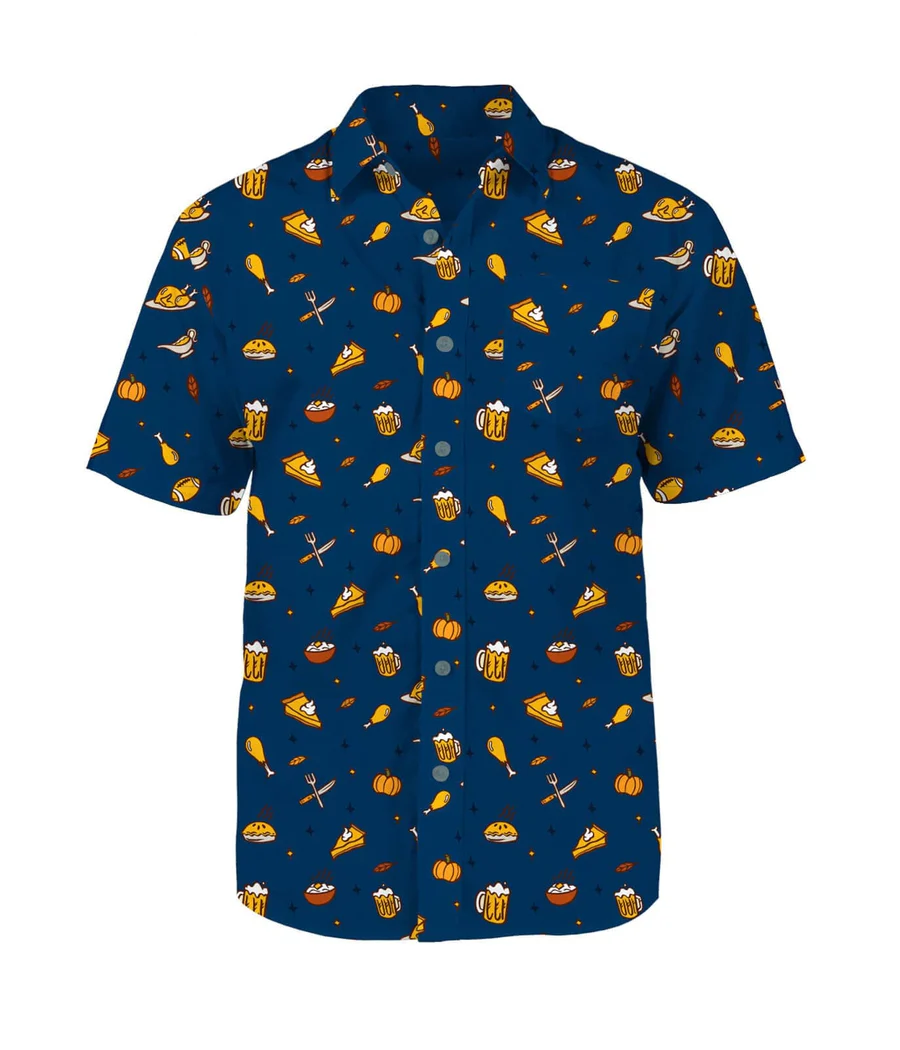 Men's Thanksgiving Button Down Shirt