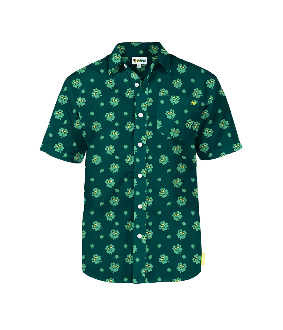 Men's Cool Clover Button Down Shirt